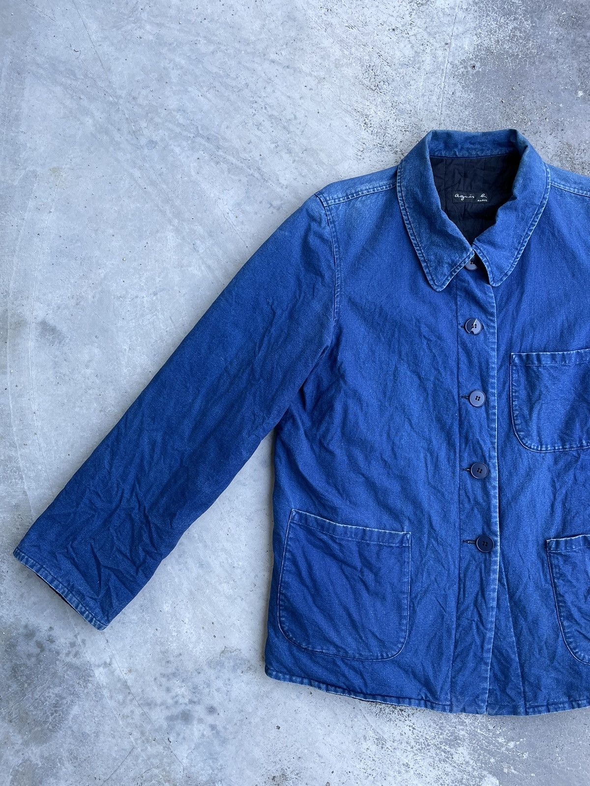 agnes b. 🔥Agnes B. Paris Indigo Blue Jacket🔥 Size US M / EU 48-50 / 2 - 3 Thumbnail