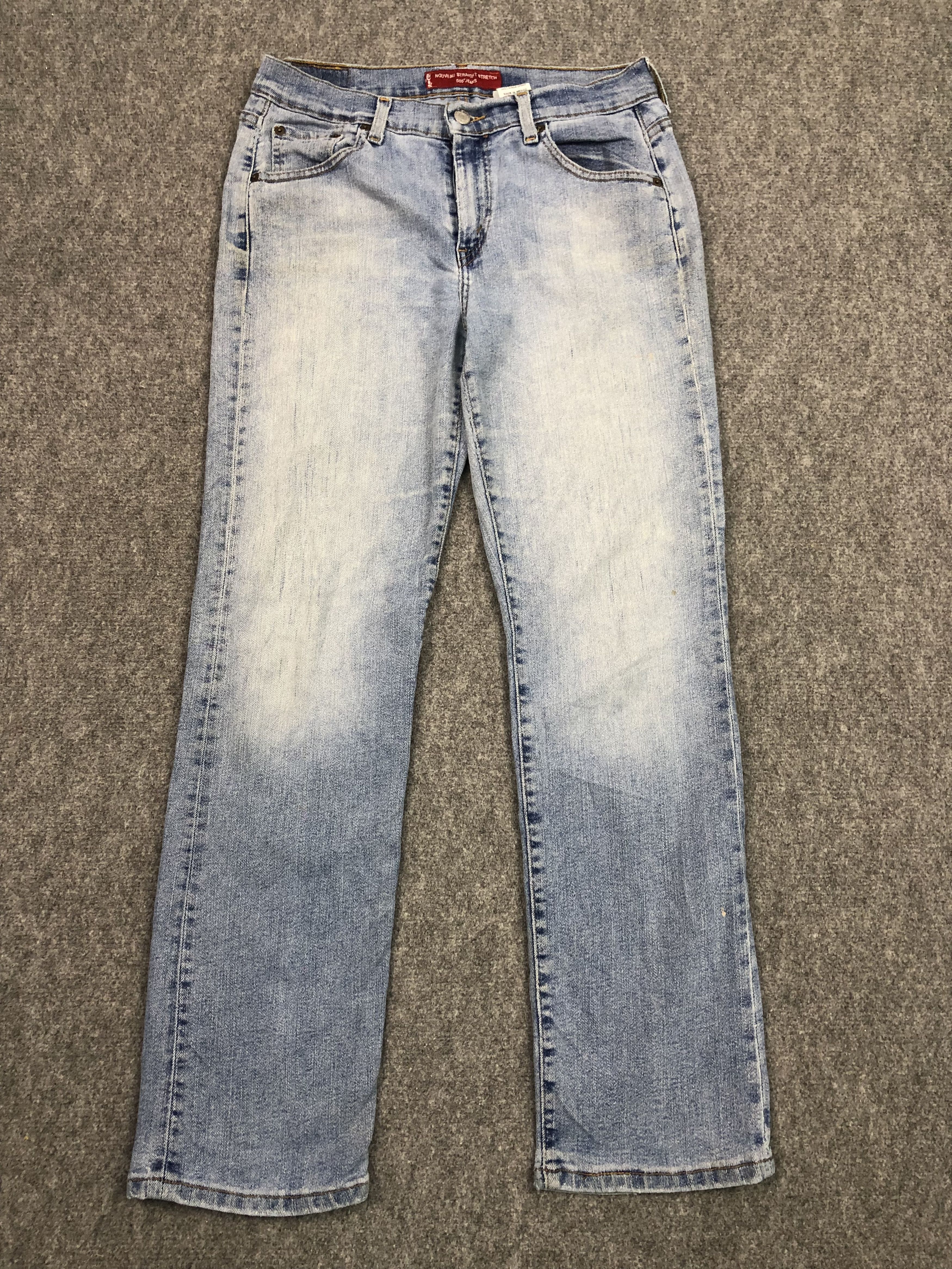 Vintage Levis 505 Faded Blue Jeans 31x30 DP0528