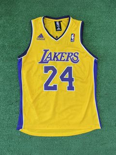 Adidas LA Lakers Kobe Bryant NBA Swingman Basketball Jersey Purple Men's  Small
