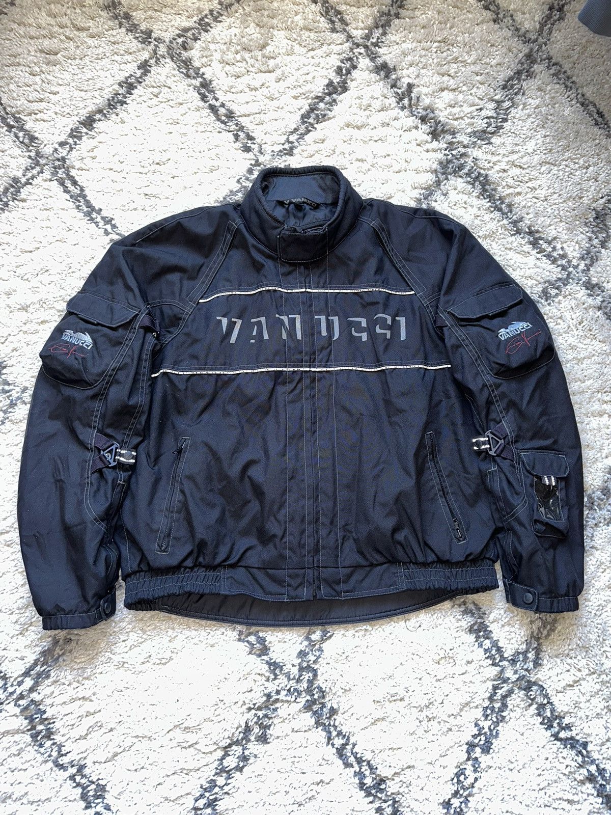Vintage Enrico Vanucci moto jacket Size US XL / EU 56 / 4 - 6 Thumbnail