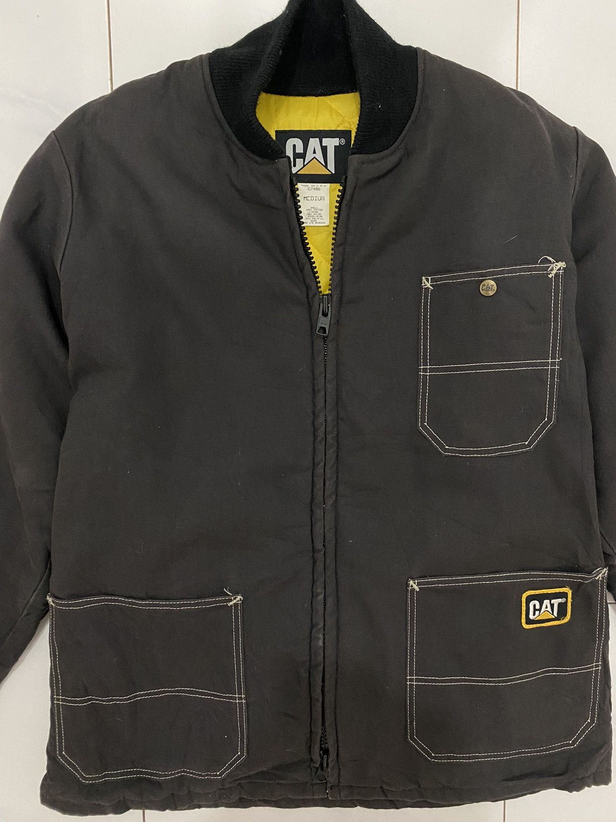 Caterpillar VTG Duck Quilted Caterpillar Jacket Size US M / EU 48-50 / 2 - 7 Thumbnail