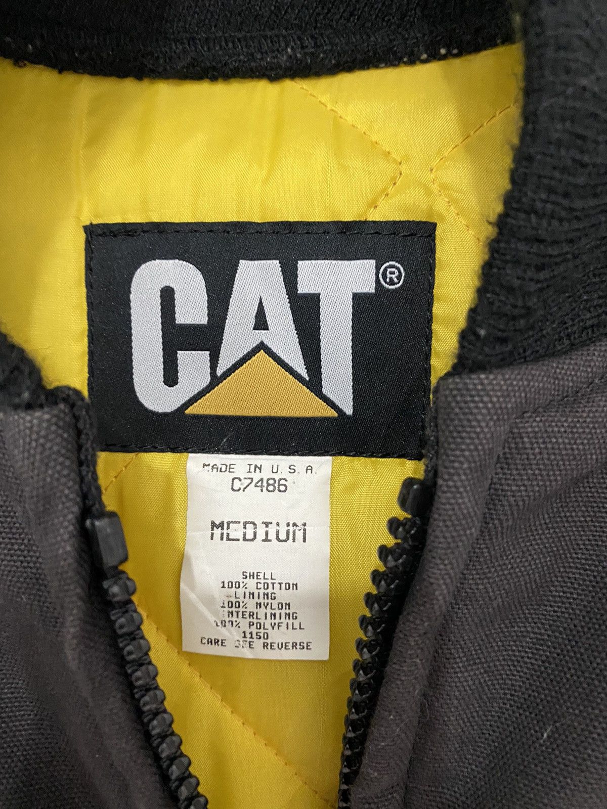 Caterpillar VTG Duck Quilted Caterpillar Jacket Size US M / EU 48-50 / 2 - 9 Thumbnail