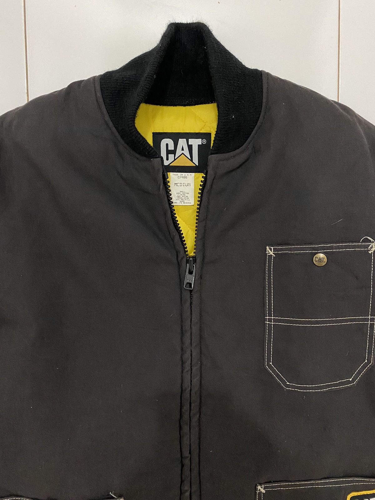 Caterpillar VTG Duck Quilted Caterpillar Jacket Size US M / EU 48-50 / 2 - 4 Thumbnail