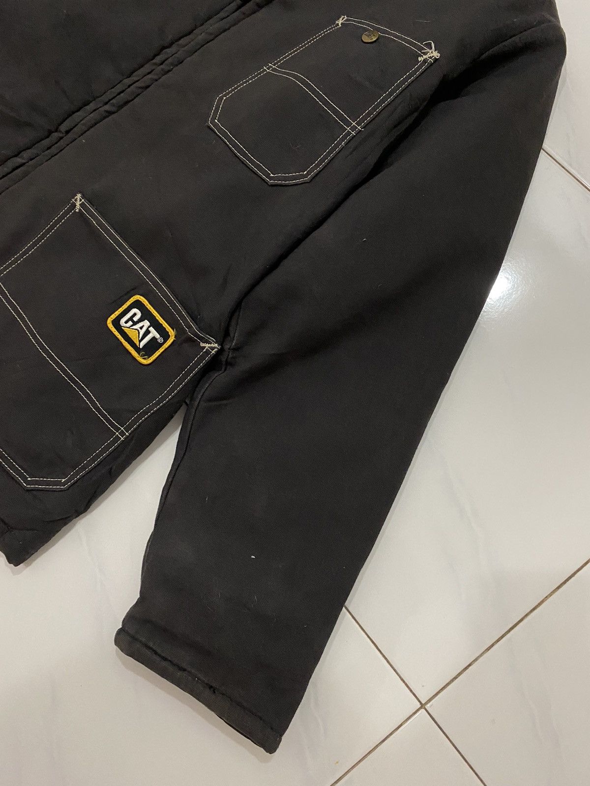 Caterpillar VTG Duck Quilted Caterpillar Jacket Size US M / EU 48-50 / 2 - 6 Thumbnail