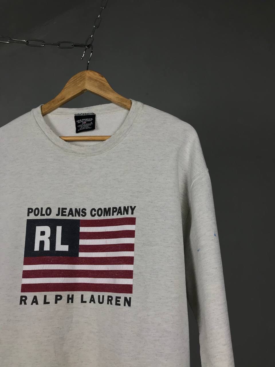 Lauren Ralph Lauren × Polo Ralph Lauren × Vintage Polo Ralph Lauren Jeans center logo vintage sweatshirt Size US M / EU 48-50 / 2 - 2 Thumbnail