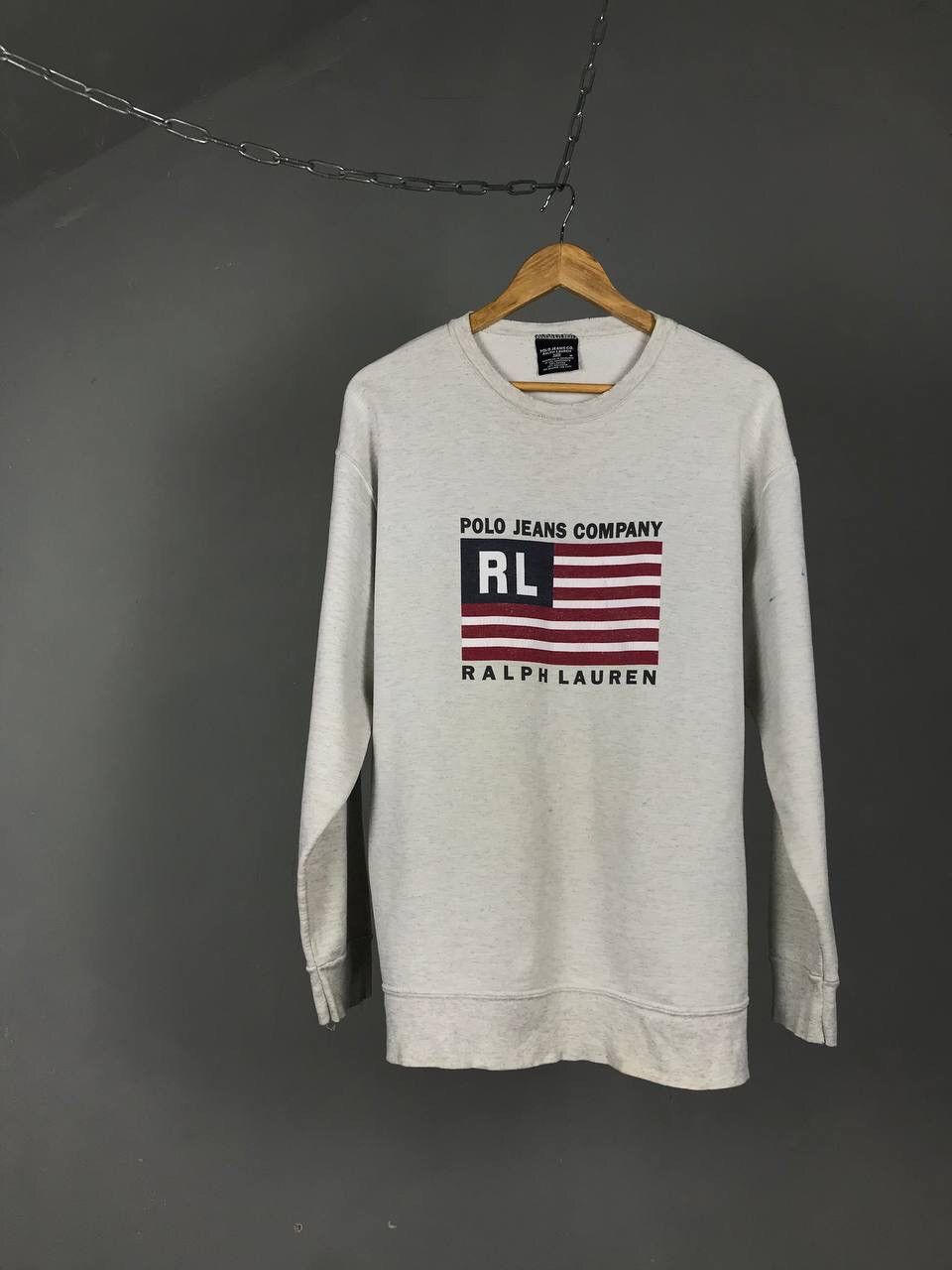 Lauren Ralph Lauren × Polo Ralph Lauren × Vintage Polo Ralph Lauren Jeans center logo vintage sweatshirt Size US M / EU 48-50 / 2 - 1 Thumbnail