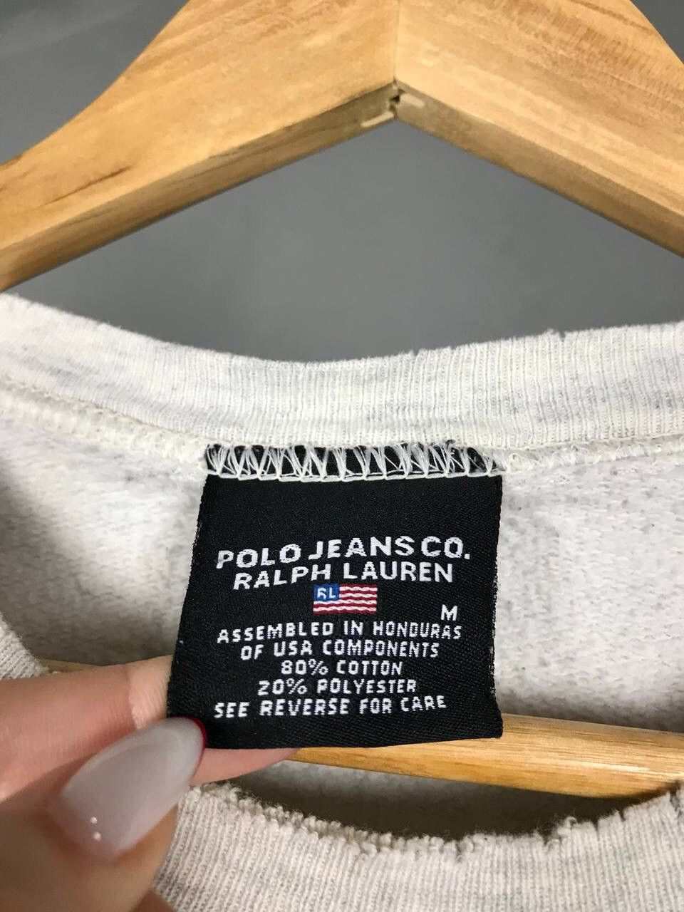 Lauren Ralph Lauren × Polo Ralph Lauren × Vintage Polo Ralph Lauren Jeans center logo vintage sweatshirt Size US M / EU 48-50 / 2 - 4 Thumbnail