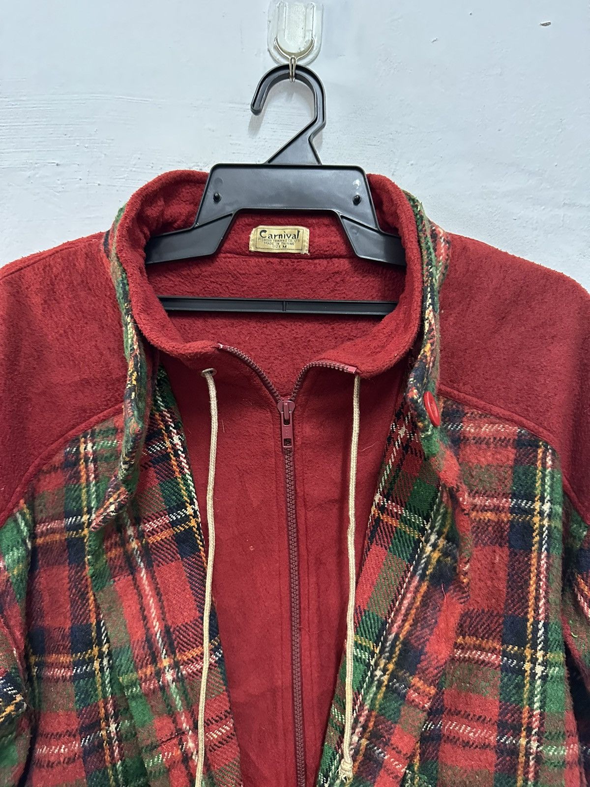 Japanese Brand VTG Carnival Wool Flannel Utility Jacket Size US M / EU 48-50 / 2 - 3 Thumbnail