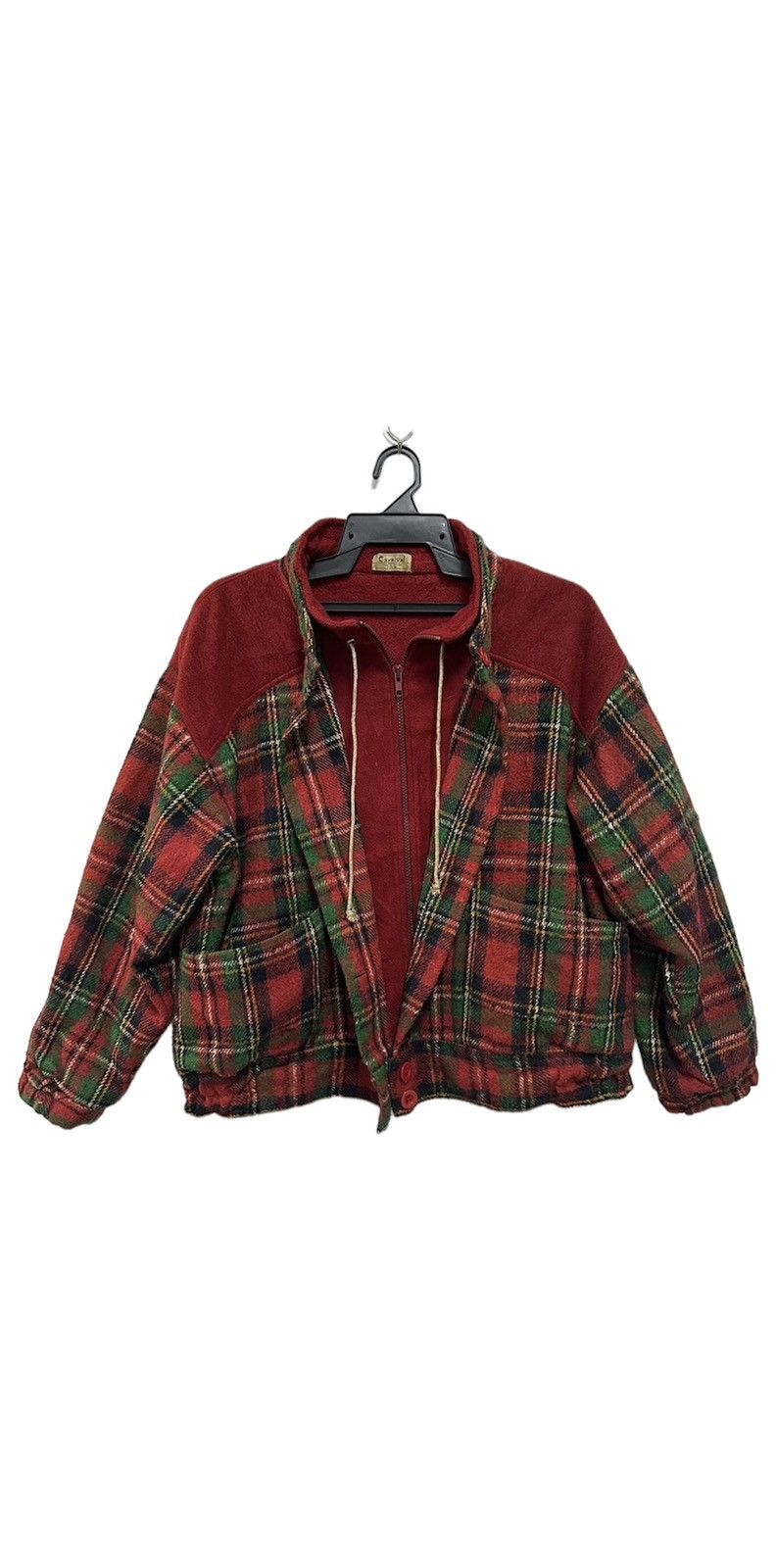Japanese Brand VTG Carnival Wool Flannel Utility Jacket Size US M / EU 48-50 / 2 - 1 Thumbnail
