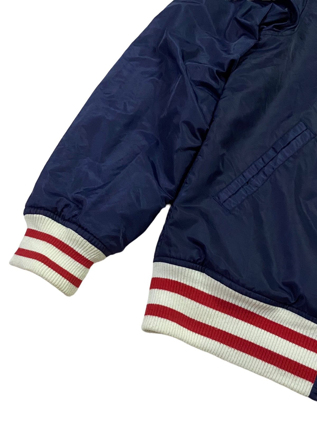 Bape A Bathing Ape ( BAPE ) Satin Baseball Jacket Size US M / EU 48-50 / 2 - 16 Thumbnail