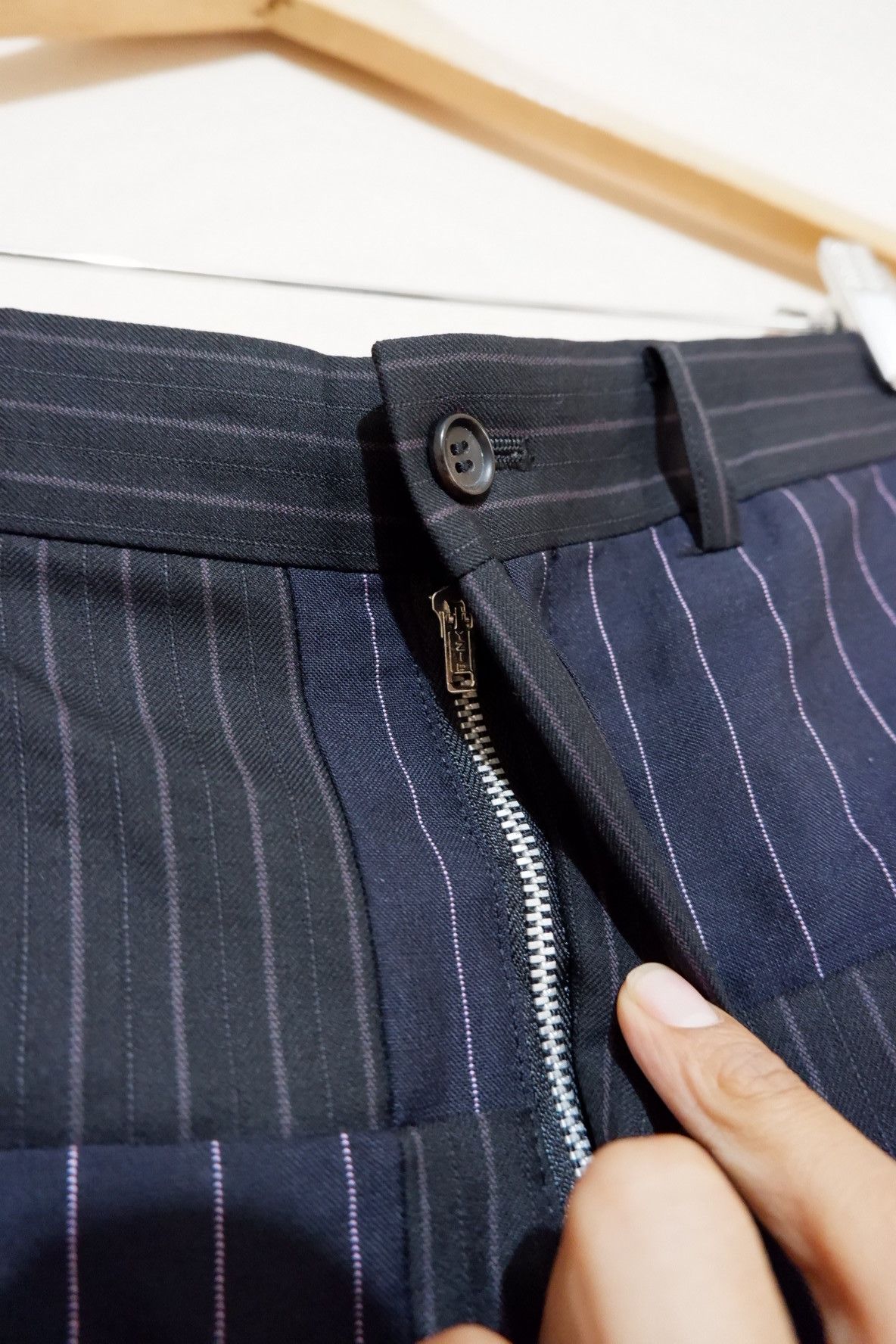 Comme des Garcons Homme Plus 2011 Comme Des Garcons Homme Plus Patchwork Pants Size US 30 / EU 46 - 4 Thumbnail
