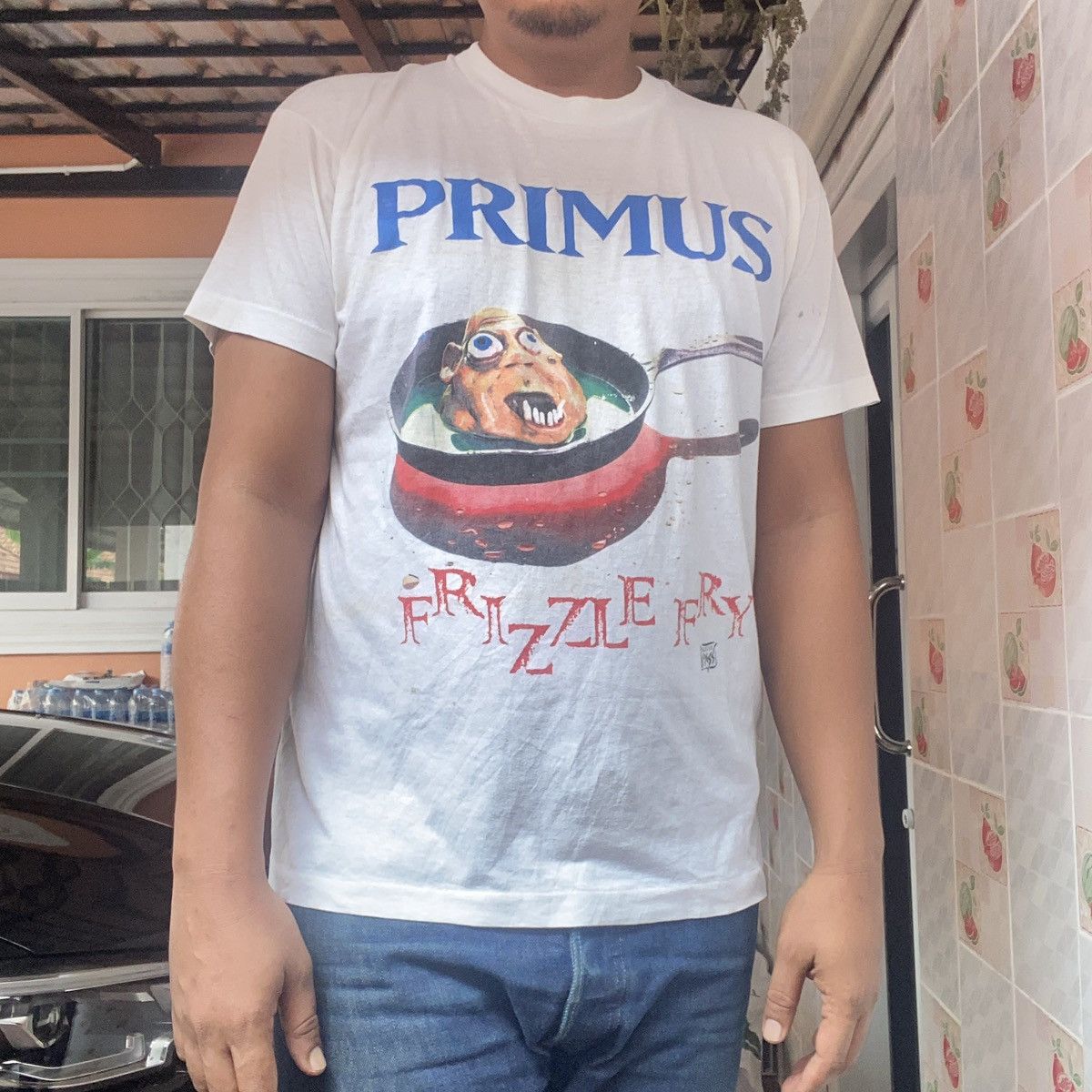 Band Tees Rare Vintage 1990 Primus - Frizzle Fry Size US L / EU 52-54 / 3 - 1 Thumbnail