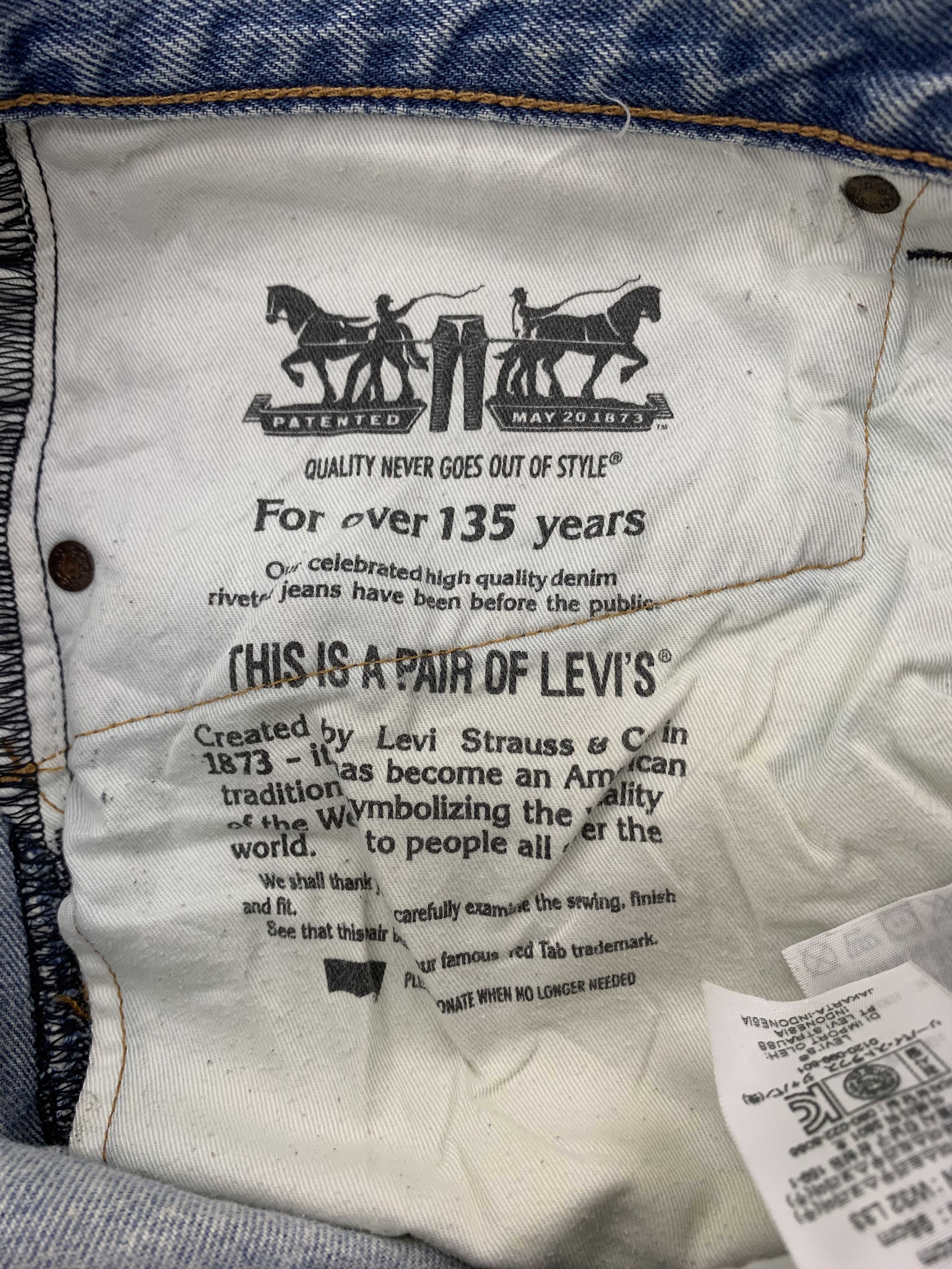 Levi's Vintage Levi's 502 Denim 34x33.5 Faded Size US 34 / EU 50 - 11 Thumbnail