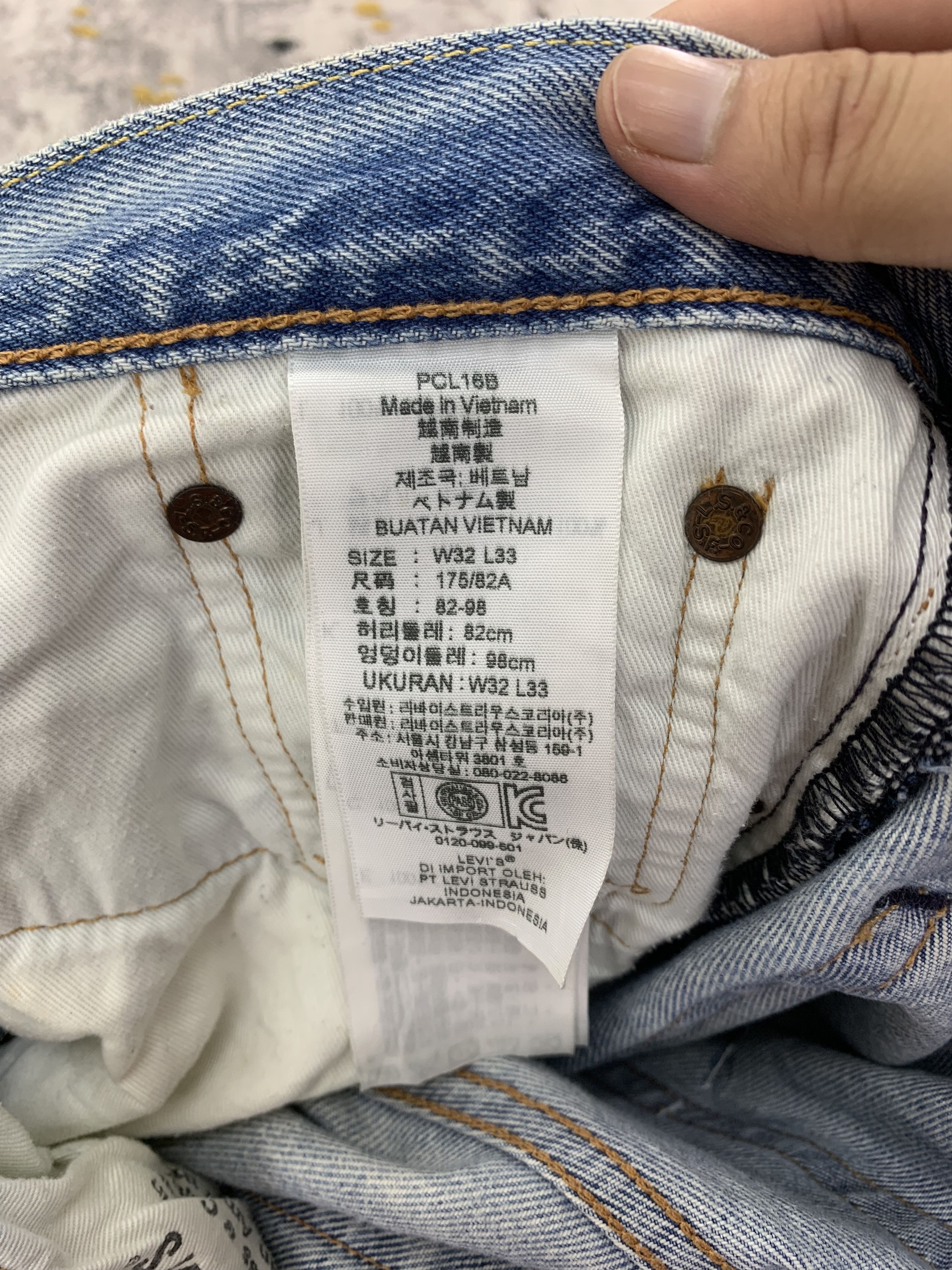 Levi's Vintage Levi's 502 Denim 34x33.5 Faded Size US 34 / EU 50 - 7 Thumbnail