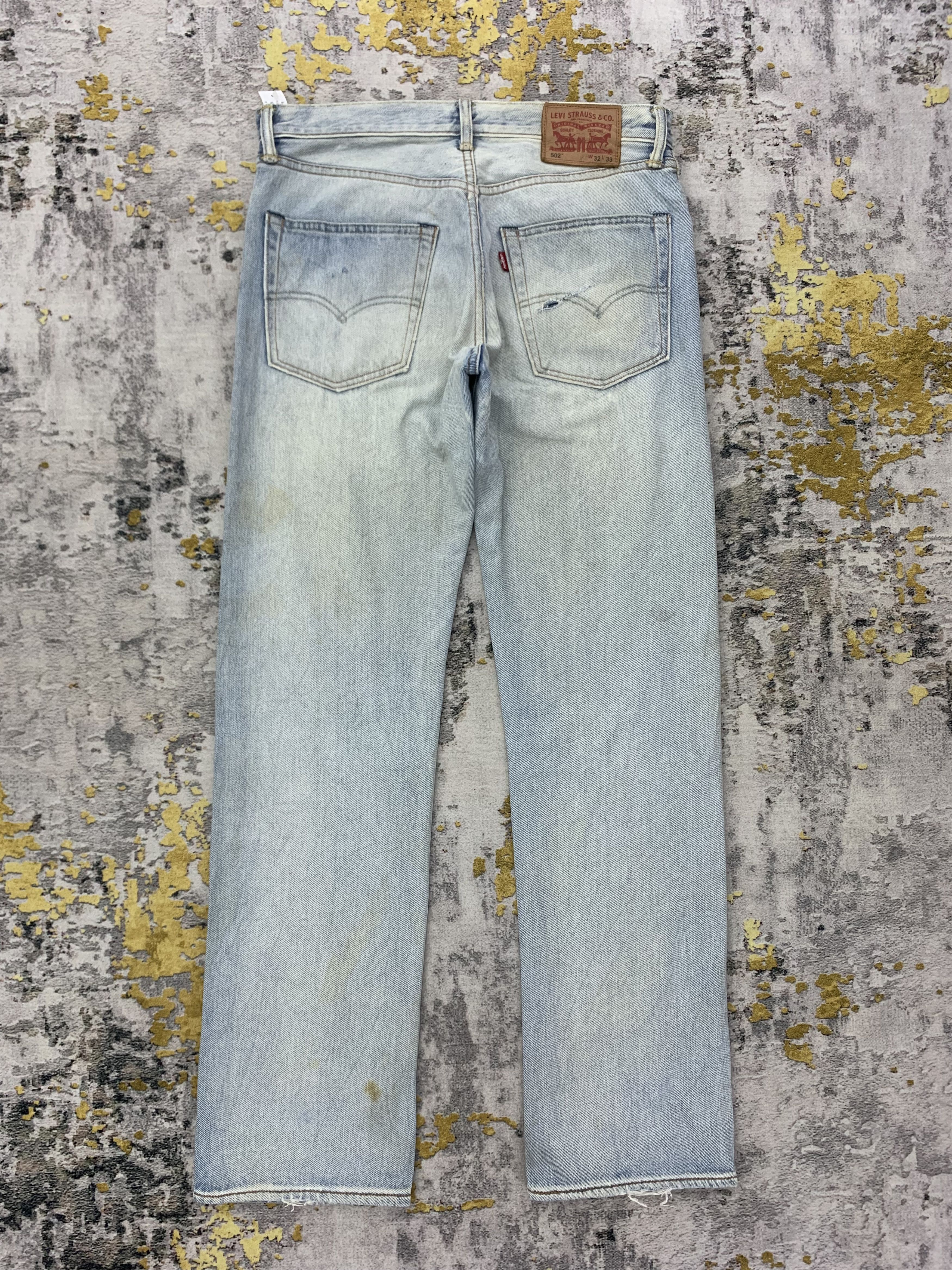 Levi's Vintage Levi's 502 Denim 34x33.5 Faded Size US 34 / EU 50 - 3 Thumbnail