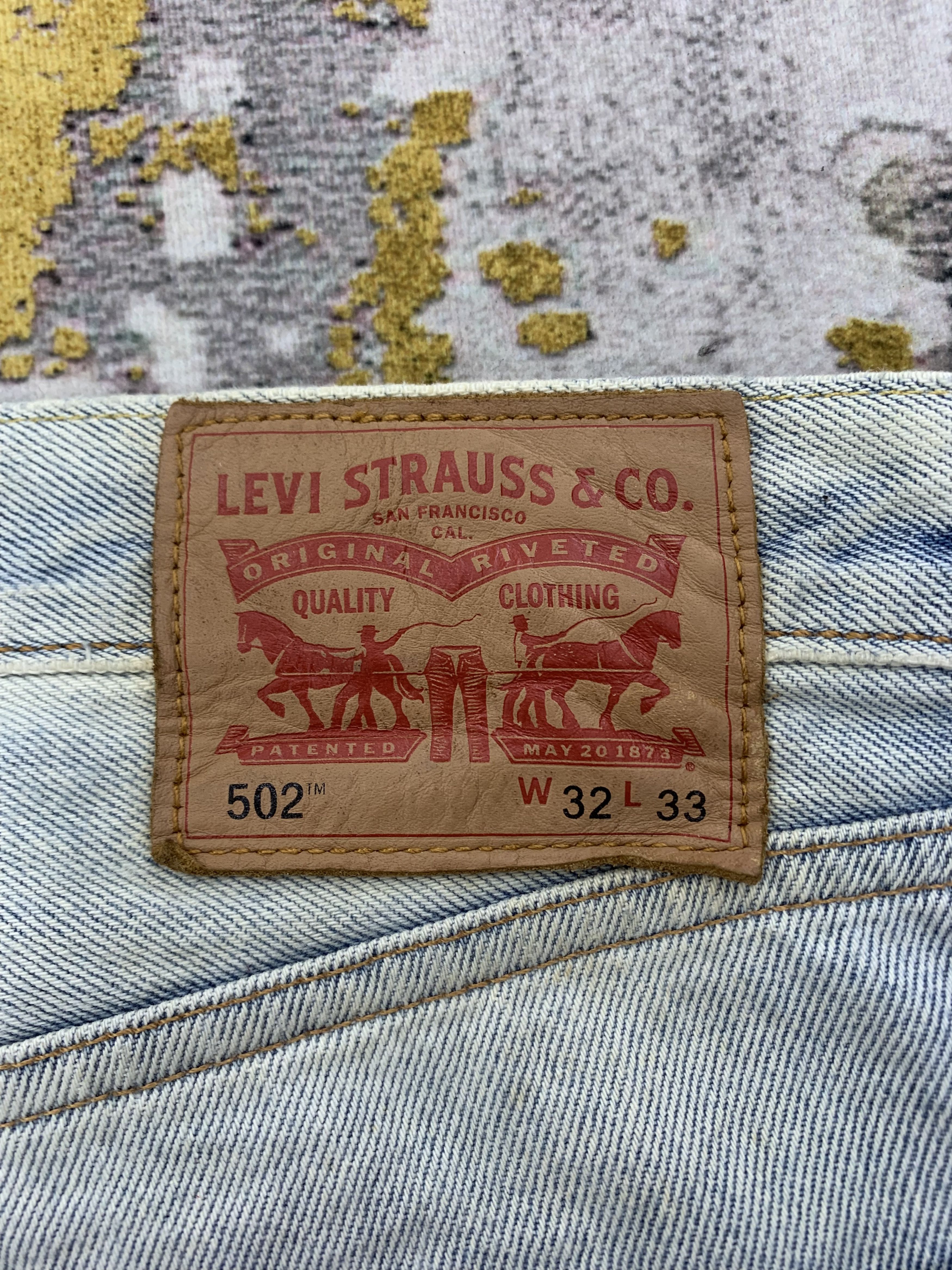Levi's Vintage Levi's 502 Denim 34x33.5 Faded Size US 34 / EU 50 - 5 Thumbnail