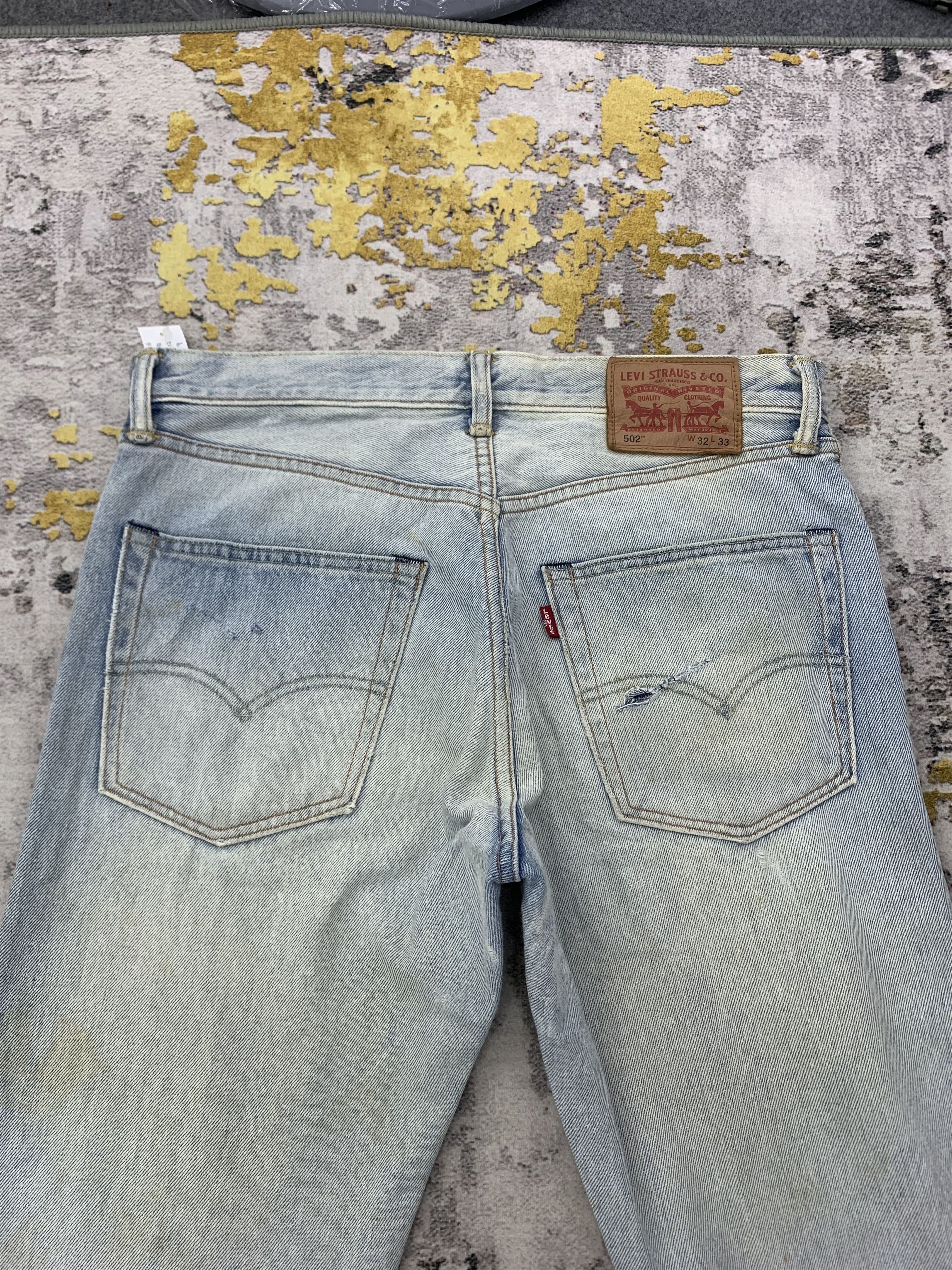 Levi's Vintage Levi's 502 Denim 34x33.5 Faded Size US 34 / EU 50 - 4 Thumbnail