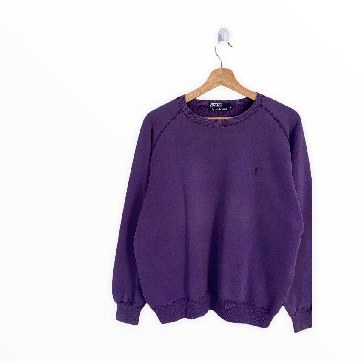 Polo Ralph Lauren RARE🔥POLO RALPH LAUREN PLAIN PURPLE SWEATSHIRT HARD TO FIND Size US M / EU 48-50 / 2 - 4 Thumbnail