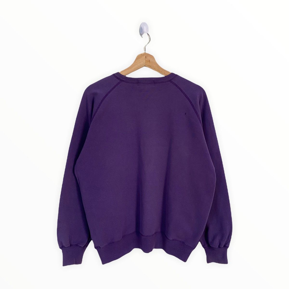 Polo Ralph Lauren RARE🔥POLO RALPH LAUREN PLAIN PURPLE SWEATSHIRT HARD TO FIND Size US M / EU 48-50 / 2 - 2 Thumbnail
