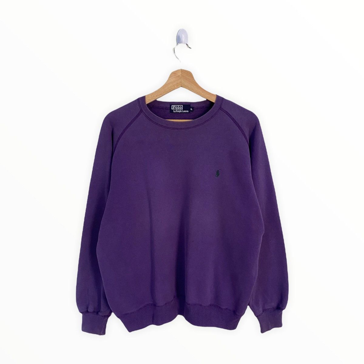 Polo Ralph Lauren RARE🔥POLO RALPH LAUREN PLAIN PURPLE SWEATSHIRT HARD TO FIND Size US M / EU 48-50 / 2 - 5 Thumbnail