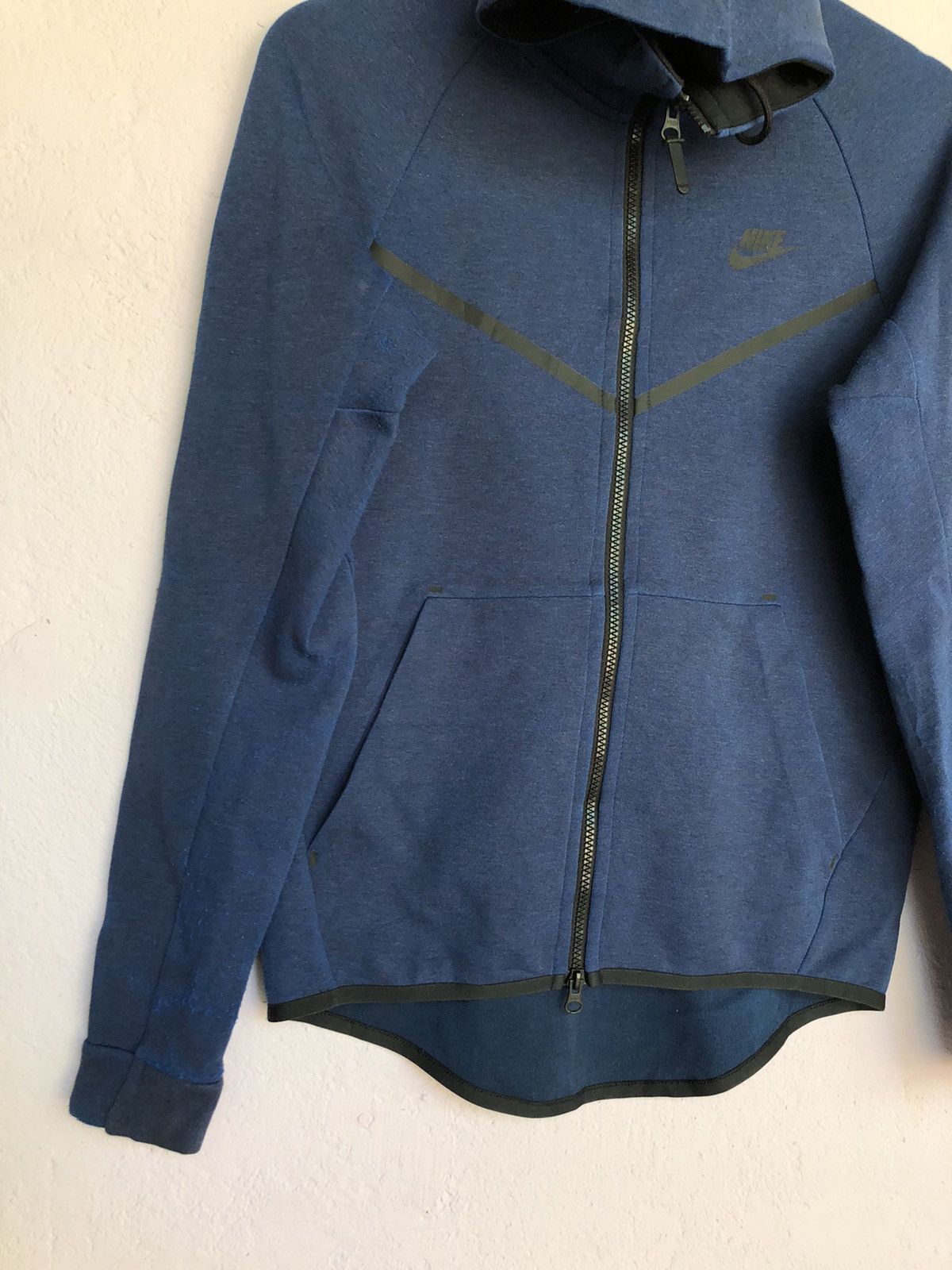 Nike Nike blue tech fleece windrunner hoodies nice design Size US S / EU 44-46 / 1 - 3 Thumbnail
