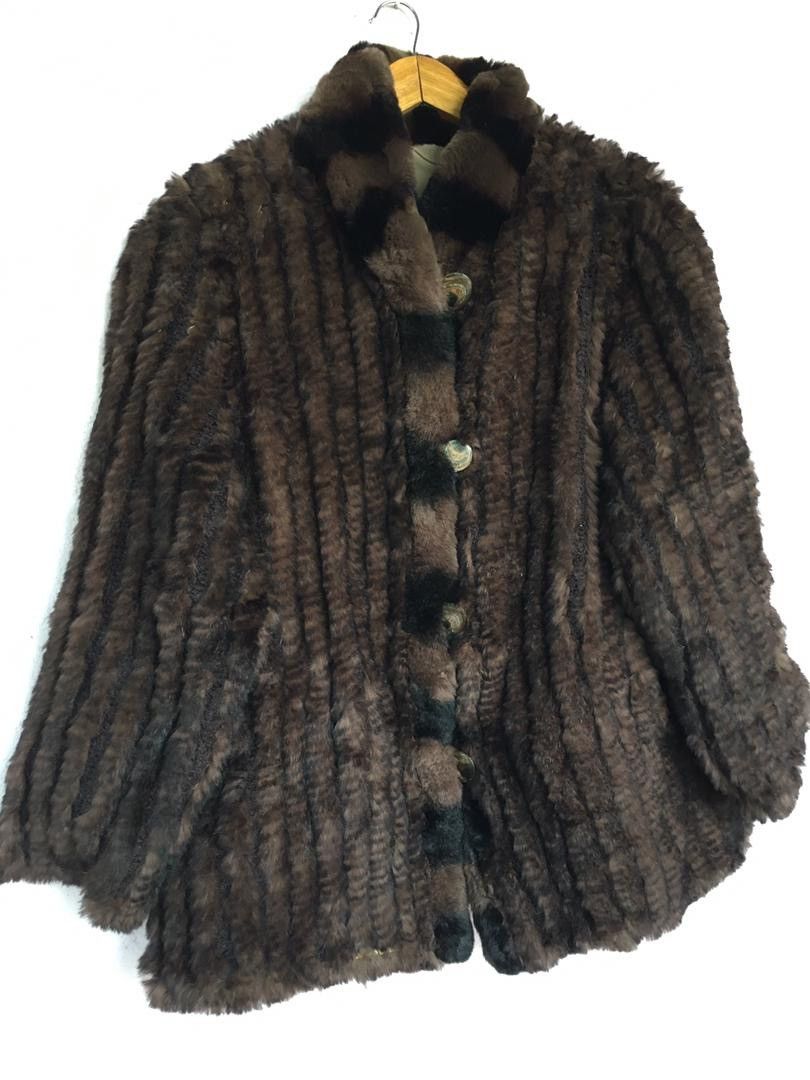 Japanese Brand 🔥REVERSIBLE🔥LEOPARD MINK FAUX FUR BROW LIGHT JACKETS Size M / US 6-8 / IT 42-44 - 7 Thumbnail
