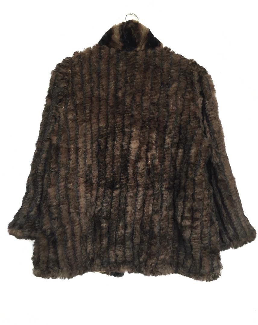Japanese Brand 🔥REVERSIBLE🔥LEOPARD MINK FAUX FUR BROW LIGHT JACKETS Size M / US 6-8 / IT 42-44 - 2 Thumbnail