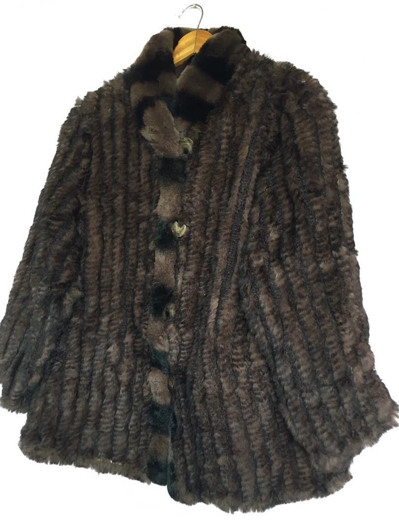 Japanese Brand 🔥REVERSIBLE🔥LEOPARD MINK FAUX FUR BROW LIGHT JACKETS Size M / US 6-8 / IT 42-44 - 4 Thumbnail