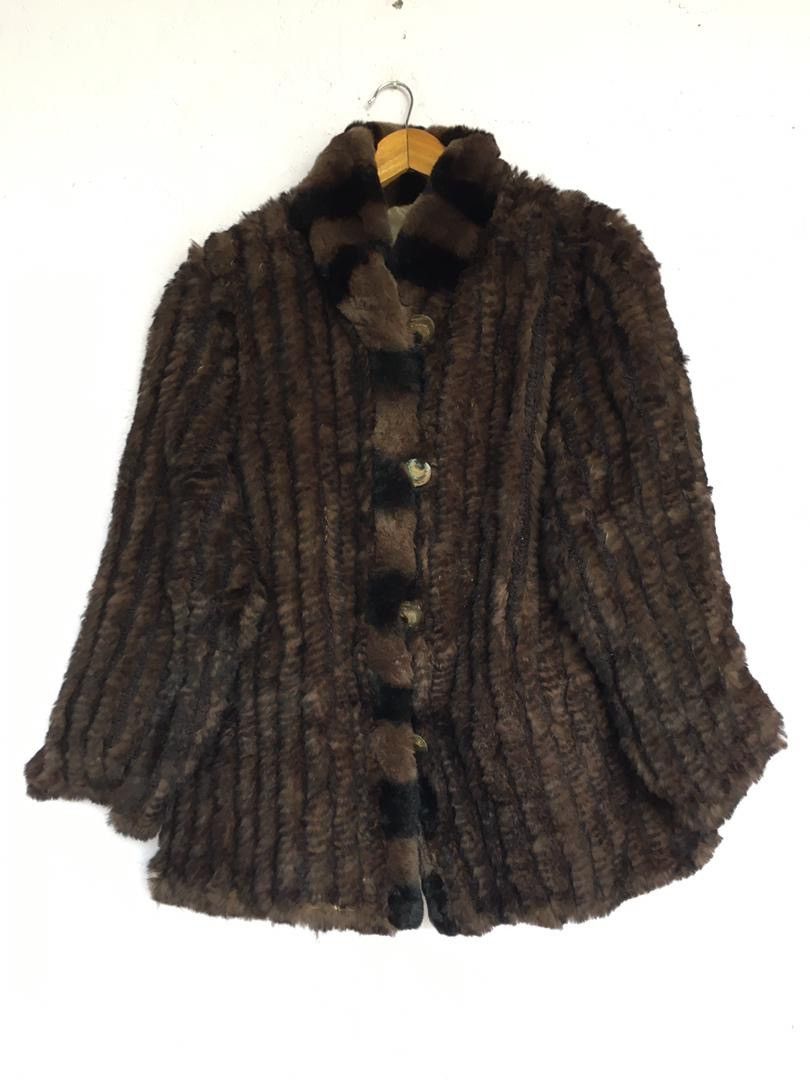 Japanese Brand 🔥REVERSIBLE🔥LEOPARD MINK FAUX FUR BROW LIGHT JACKETS Size M / US 6-8 / IT 42-44 - 1 Thumbnail