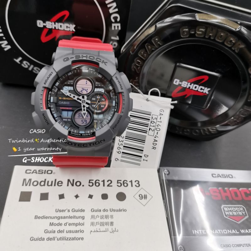 Casio × G Shock Casio G Shock GA-140-4ADR Size ONE SIZE - 4 Thumbnail