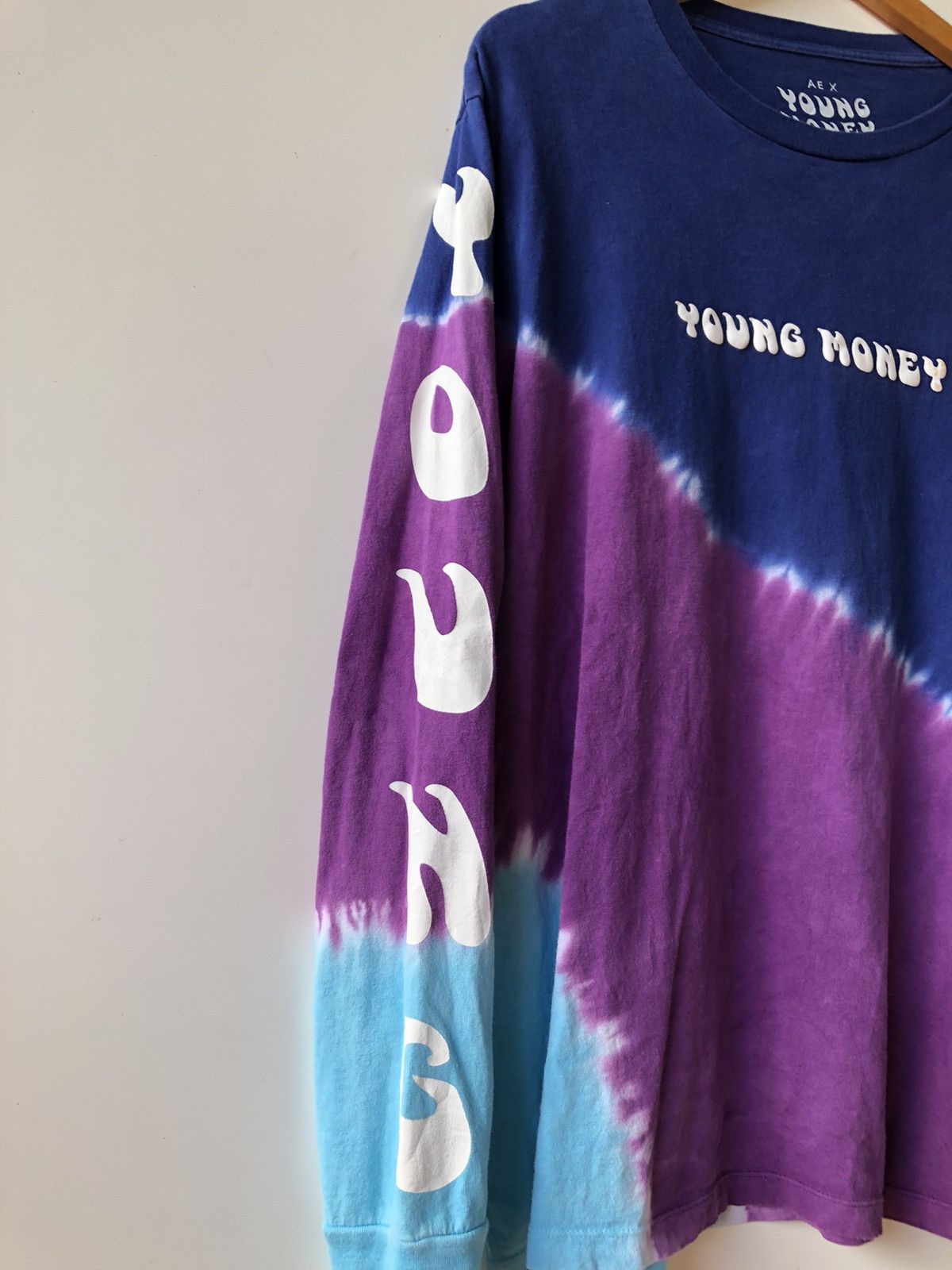 Lil Wayne AE X YOUNG MONEY long sleeve shirt Acid Wash Size US XL / EU 56 / 4 - 3 Thumbnail