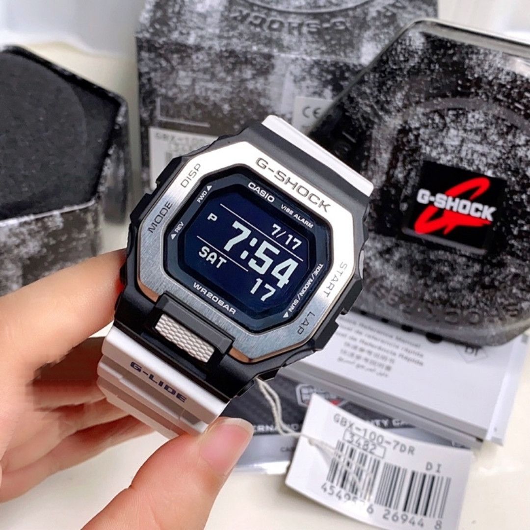 Casio × G Shock Casio G Shock GBX-100-7DR Size ONE SIZE - 4 Thumbnail