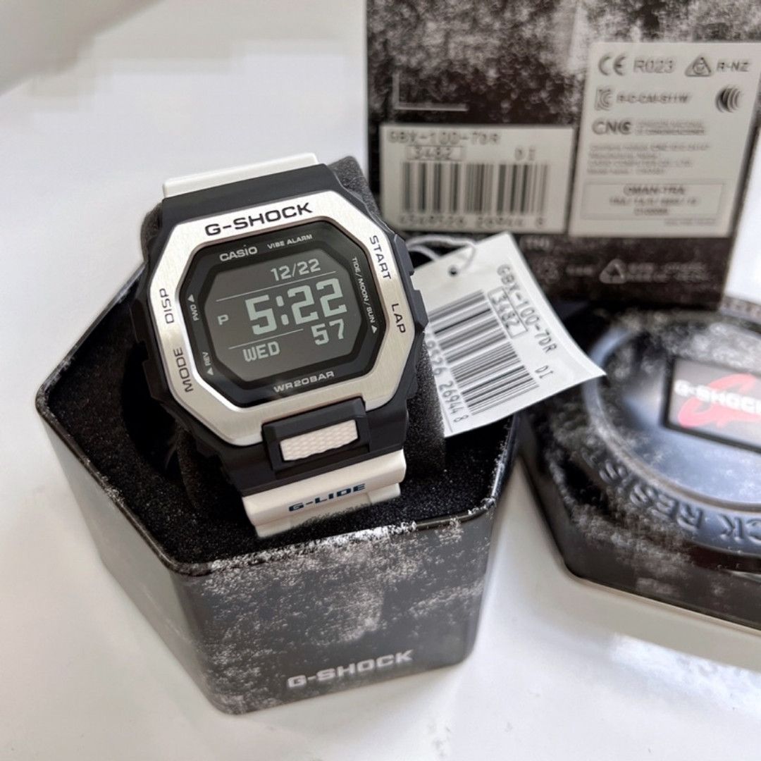 Casio × G Shock Casio G Shock GBX-100-7DR Size ONE SIZE - 5 Thumbnail