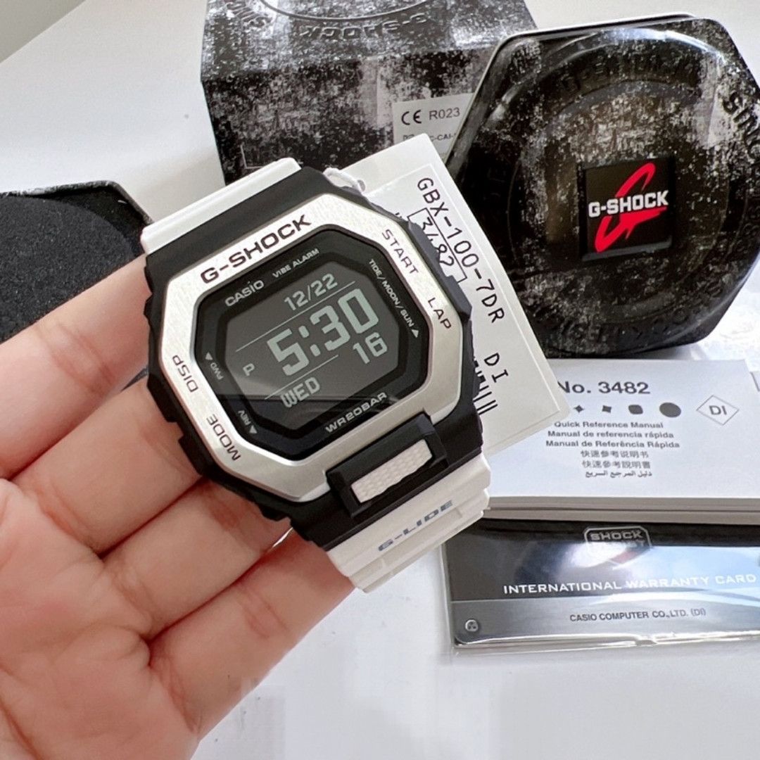 Casio × G Shock Casio G Shock GBX-100-7DR Size ONE SIZE - 1 Thumbnail