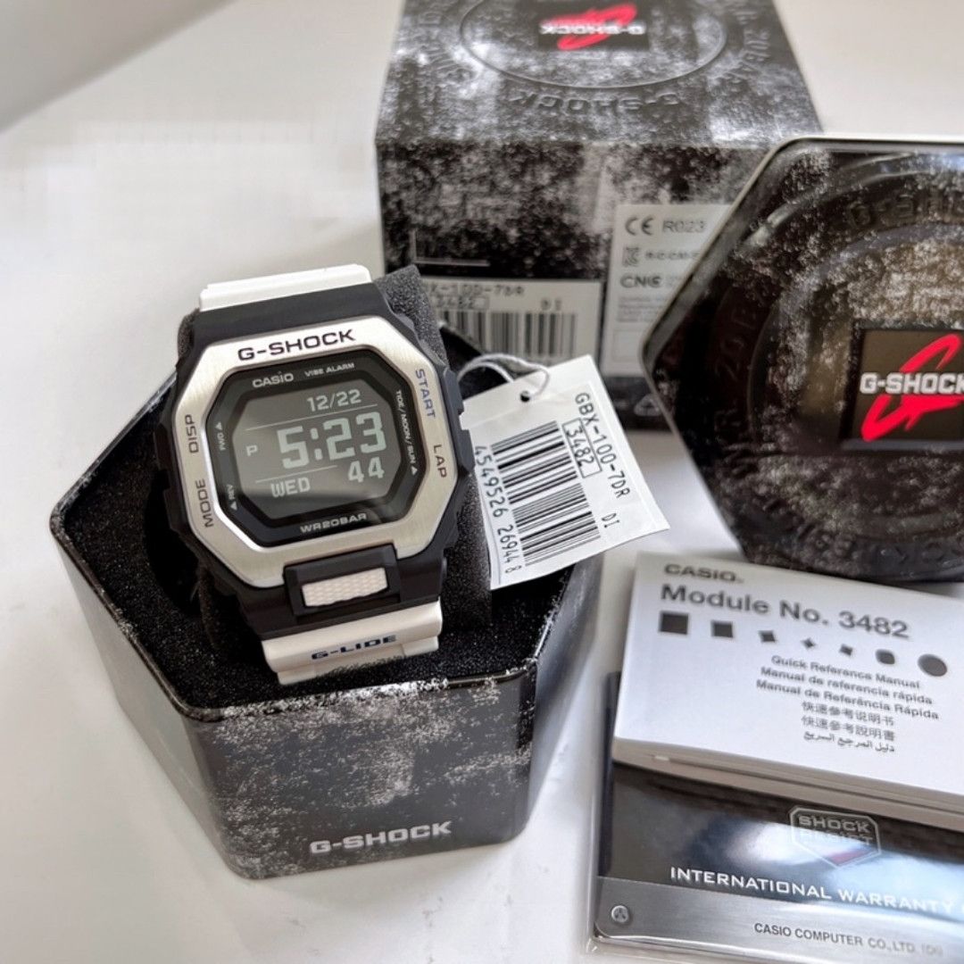 Casio × G Shock Casio G Shock GBX-100-7DR Size ONE SIZE - 3 Thumbnail