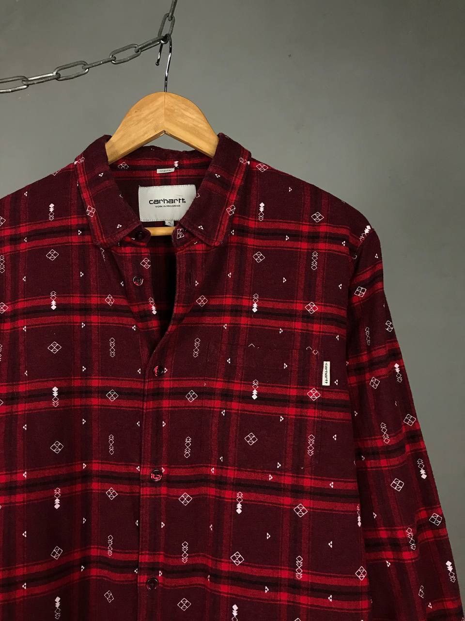 Carhartt Carhartt Wip multicolor streetwear Carlos Origin shirt Size US L / EU 52-54 / 3 - 2 Thumbnail
