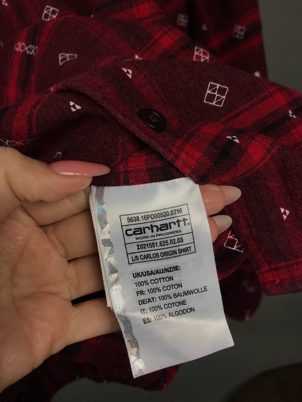 Carhartt Carhartt Wip multicolor streetwear Carlos Origin shirt Size US L / EU 52-54 / 3 - 6 Thumbnail