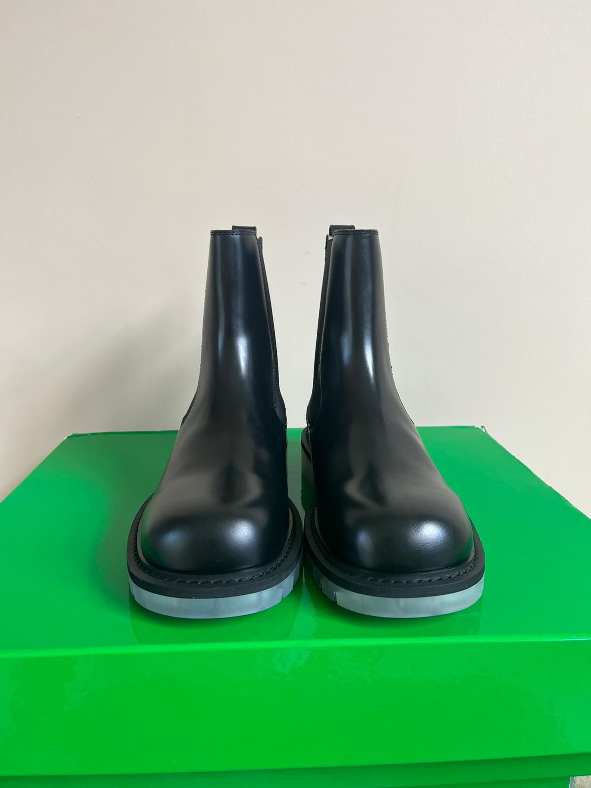 Bottega Veneta Mid Top Leather Boots in Black Color Size US 7 / EU 40 - 6 Thumbnail