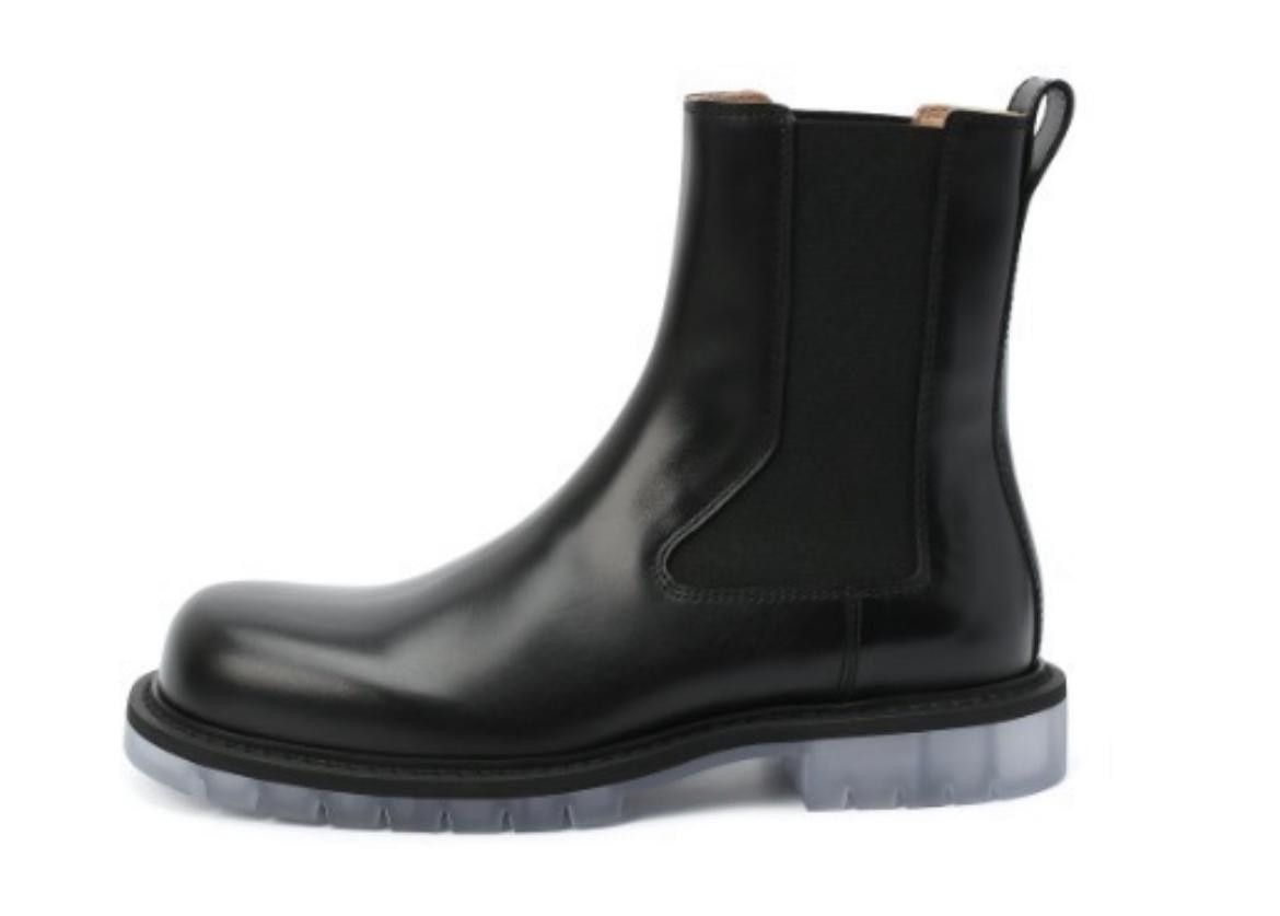 Bottega Veneta Mid Top Leather Boots in Black Color Size US 11 / EU 44 - 9 Thumbnail