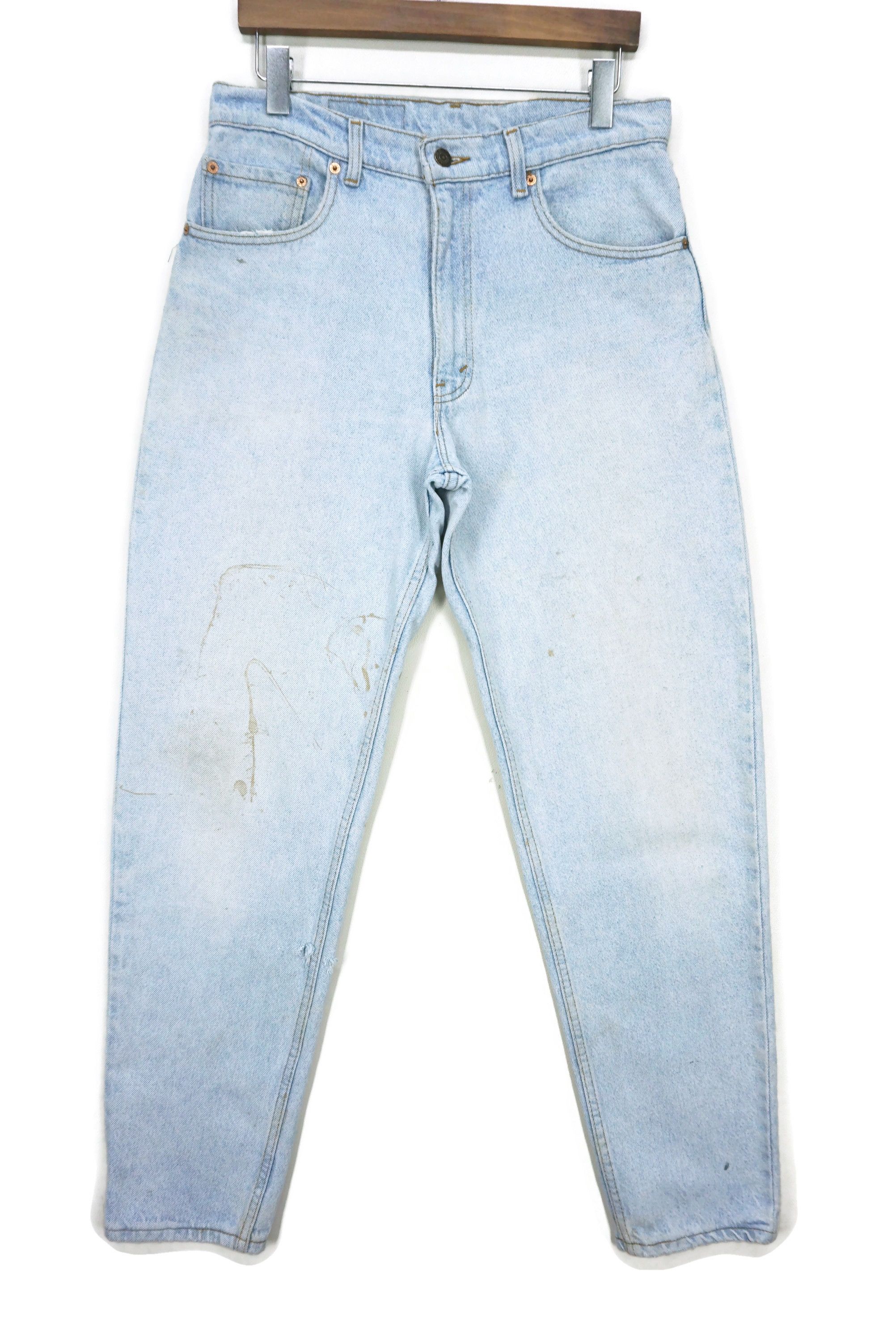 Vintage 90s Levis 550-4834 Vintage Dirty Blue Jeans Pants USA Made ...