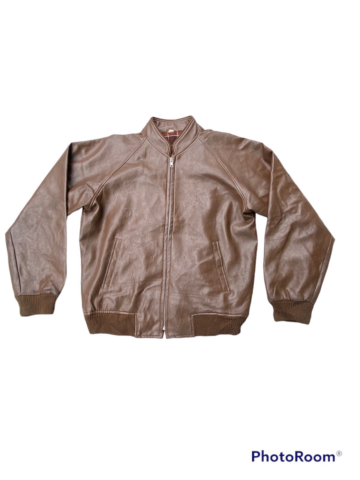 VINTAGE BOMBER LEATHER JACKET