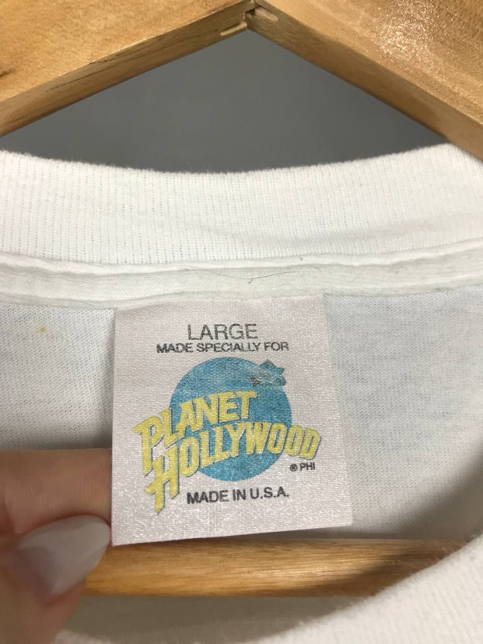 Vintage Planet Hollywood Las Vegas vintage made in USA tee Size US L / EU 52-54 / 3 - 4 Thumbnail