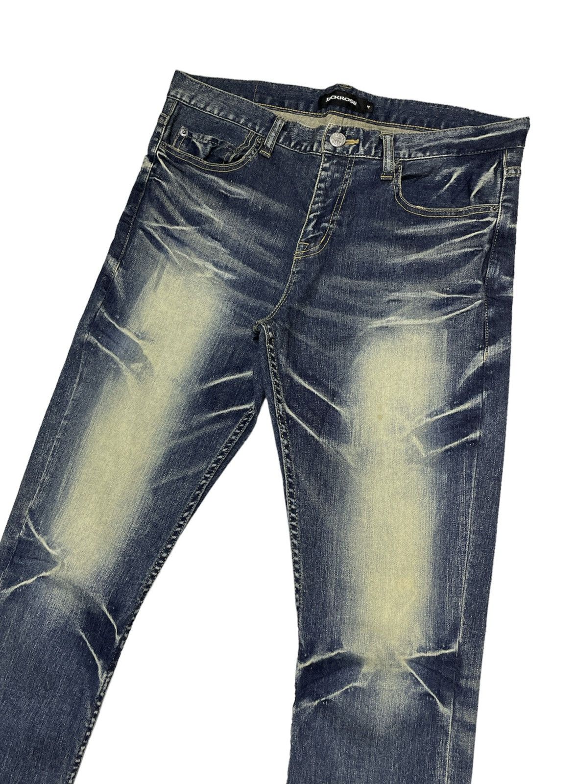 If Six Was Nine Jack Rose Japan Punk Jeans Size US 34 / EU 50 - 3 Thumbnail