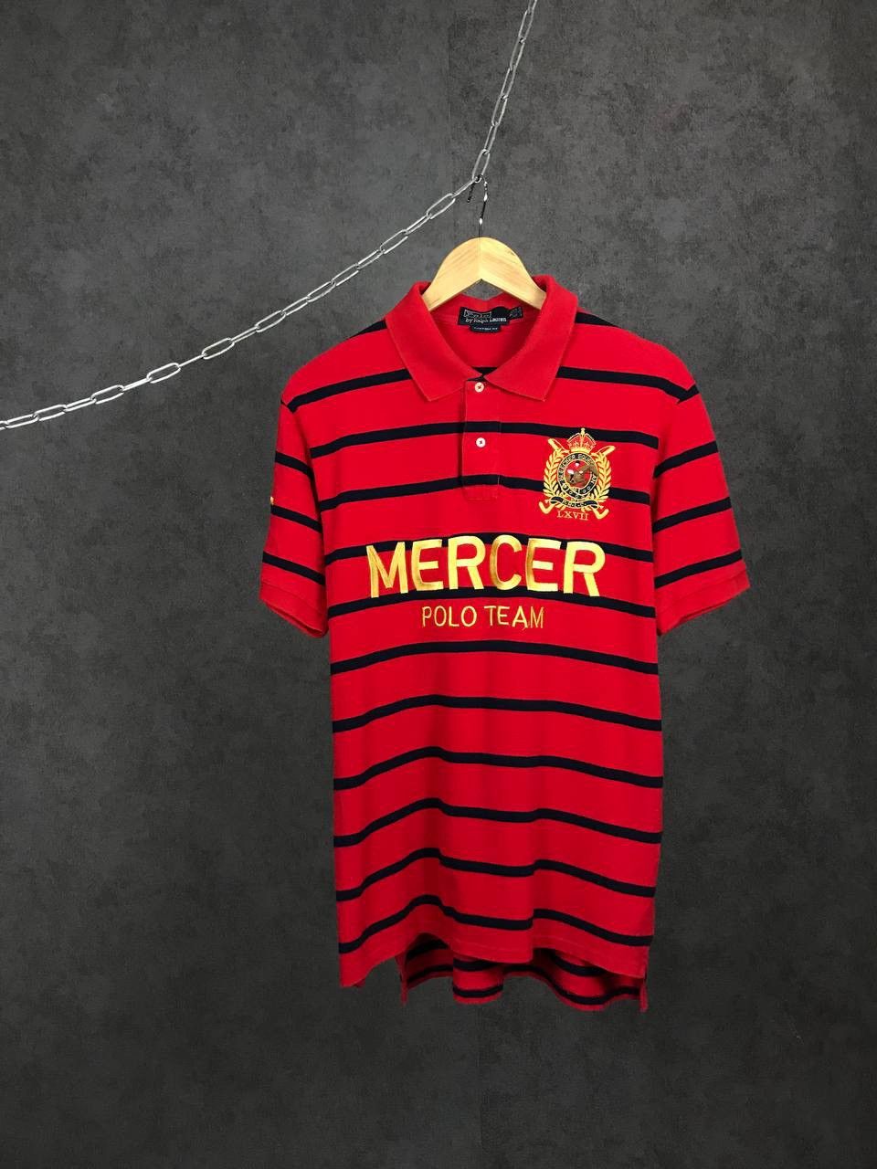 Vintage Polo Ralph Lauren Mercer polo team luxury polo tee Size US XL / EU 56 / 4 - 1 Thumbnail