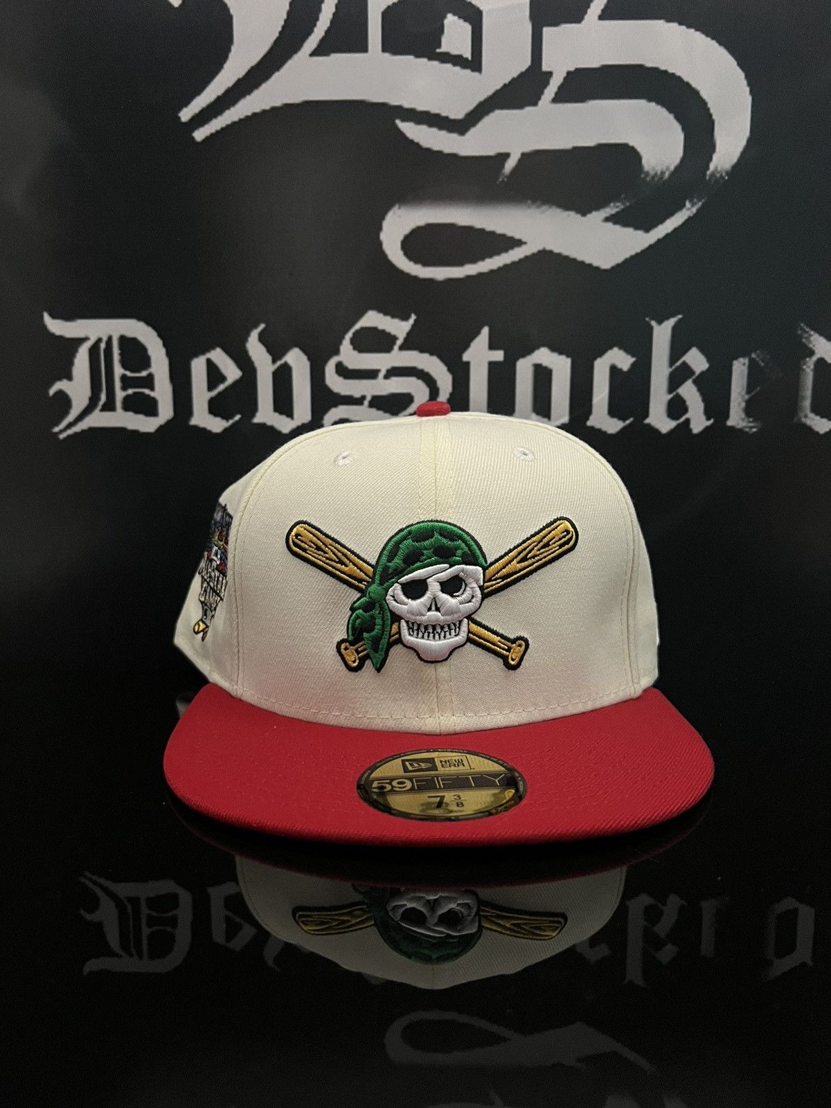 Hat Club × New Era 7 3/8 - Banned Pittsburgh Pirates Skully 2006 Fitted Hat Size ONE SIZE - 2 Thumbnail