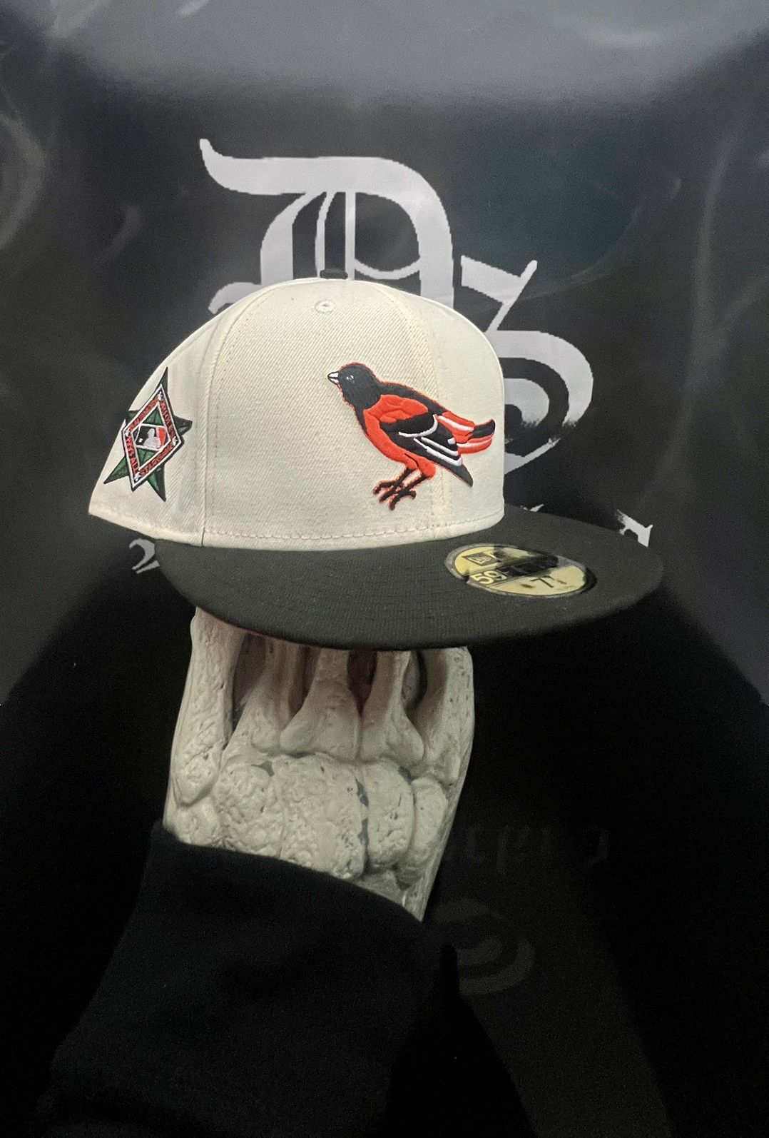 7 7/8 - Rare Baltimore Orioles 1993 New Era 5950 Fitted Hat