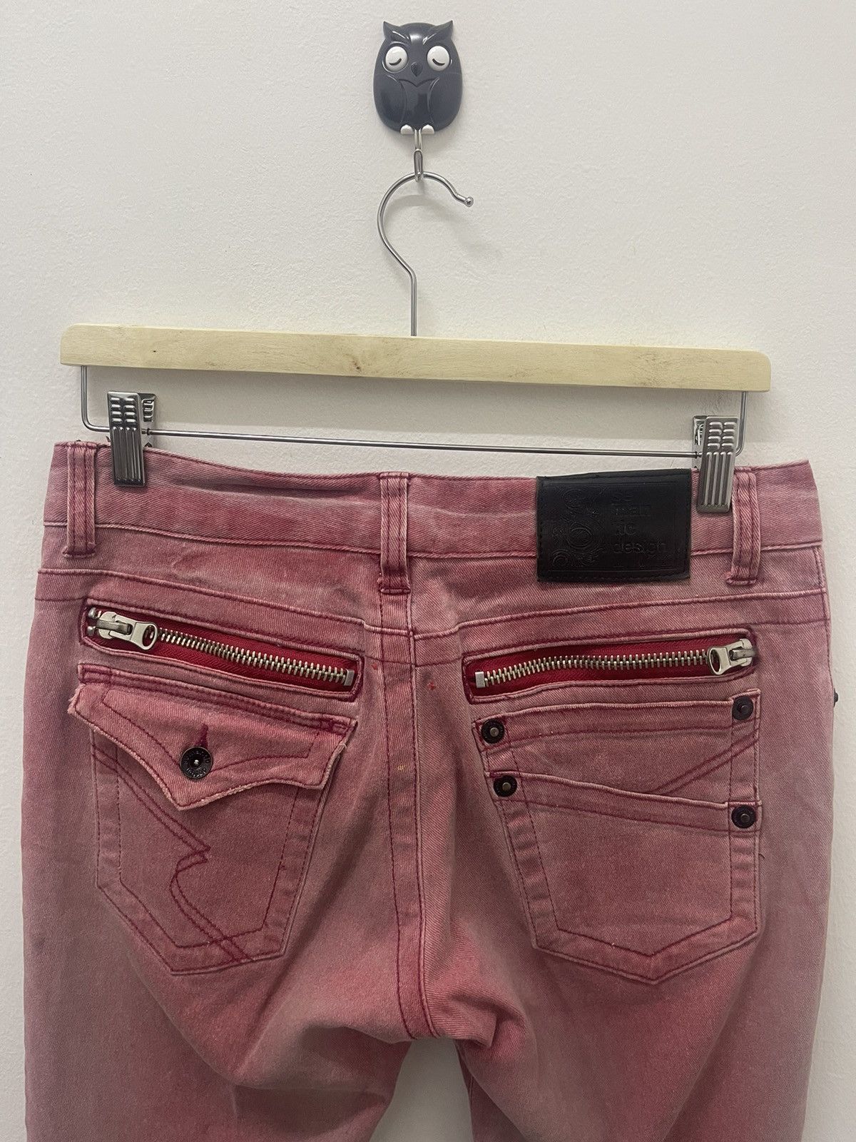 semanticdesign Rare Vintage SEMANTIC DESIGN Distressed Zip Boot Cut Size US 30 / EU 46 - 3 Thumbnail