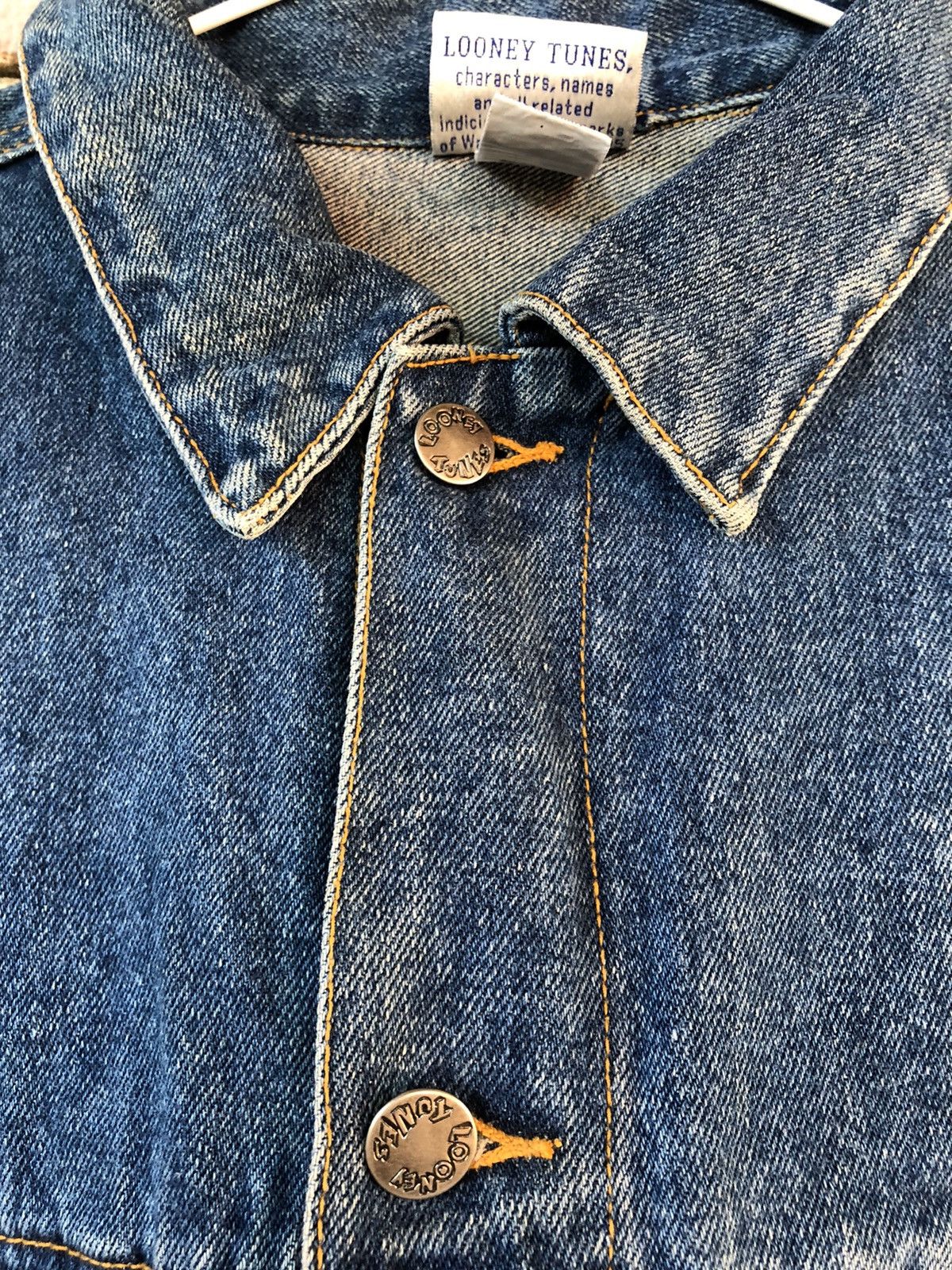 Cartoon Network Rare 90s Vintage Bugs Bunny Looney Tunes Jeans Denim Jacket Size US L / EU 52-54 / 3 - 3 Thumbnail