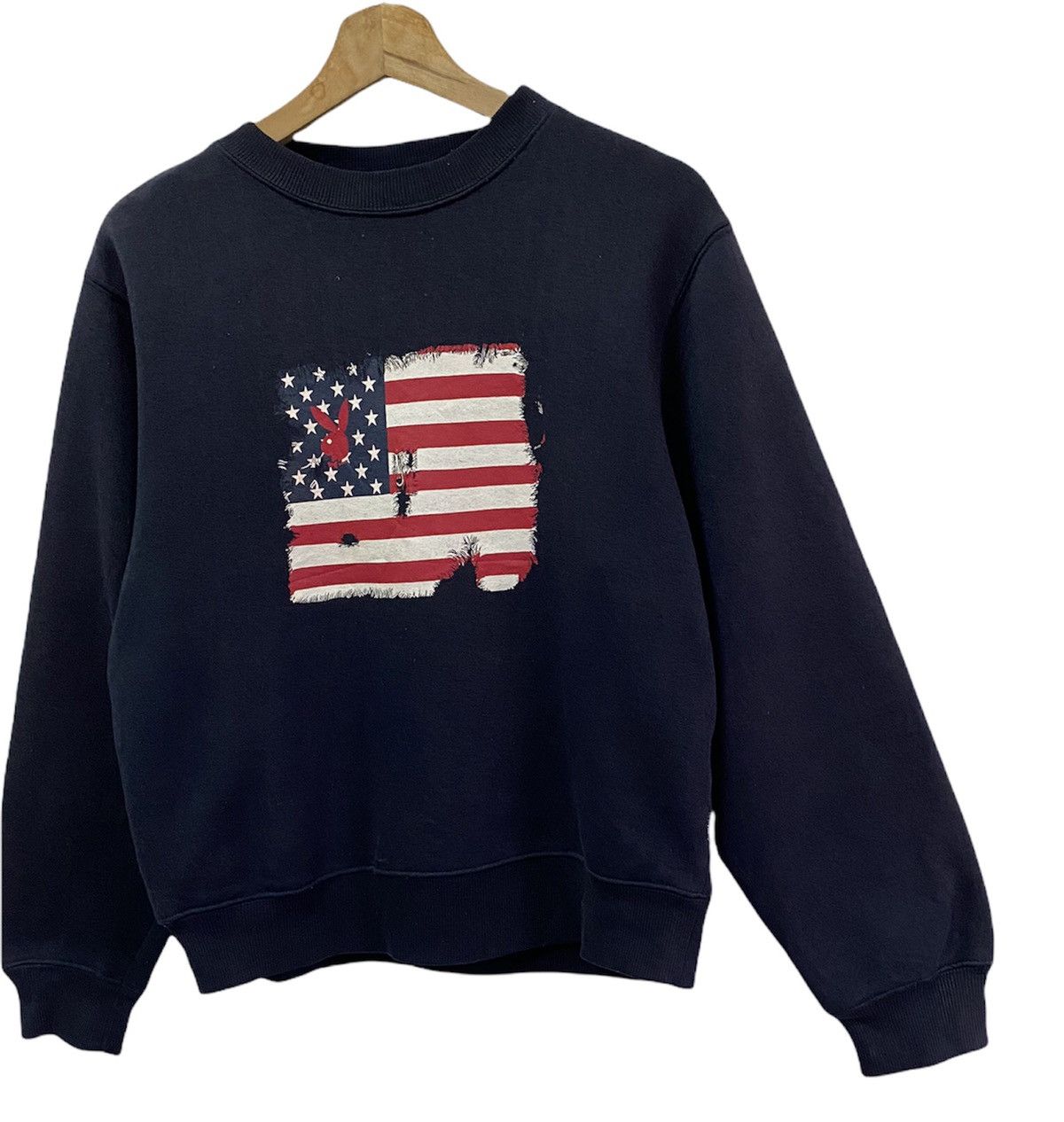 Hysteric Glamour 🔥VINTAGE PLAYBOY US FLAG EMBROIDERY SWEATSHIRT Size US S / EU 44-46 / 1 - 3 Thumbnail