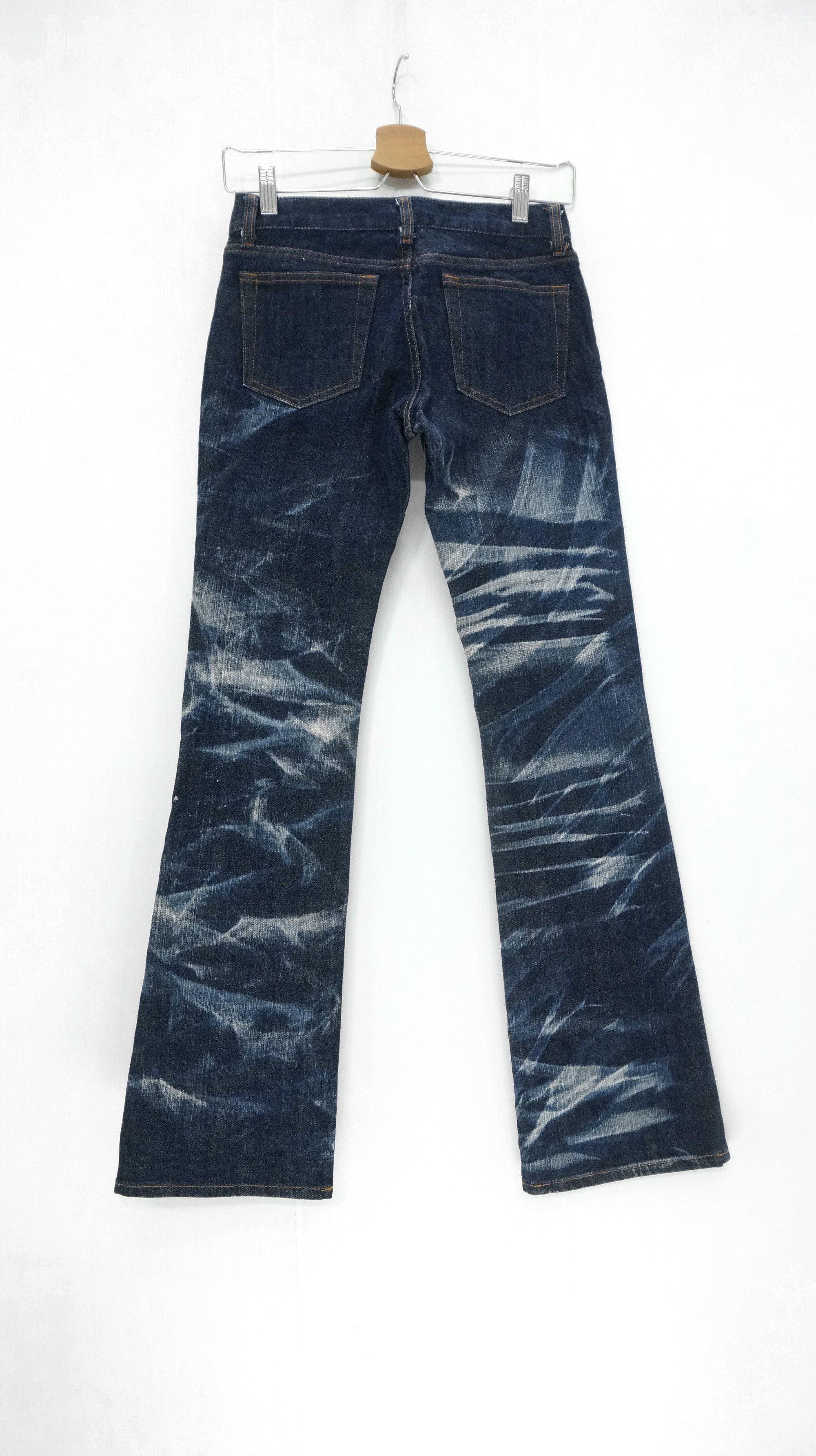 Japanese Brand 🔥🔥 UNIQLO Acid Wash Skinny Bootcut Jeans Size US 26 / EU 42 - 3 Thumbnail
